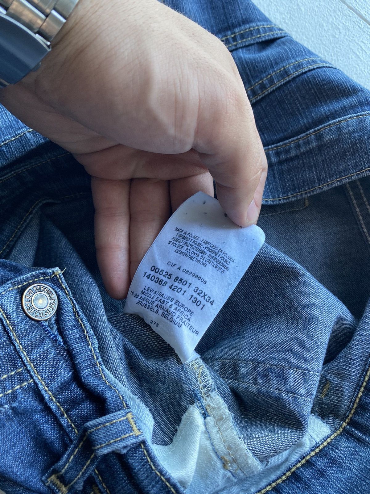 Levi's 🔥Flared Bell Bootcut Levis Cowboy Western Jeans Women rare Size 32" / US 10 / IT 46 - 6 Thumbnail
