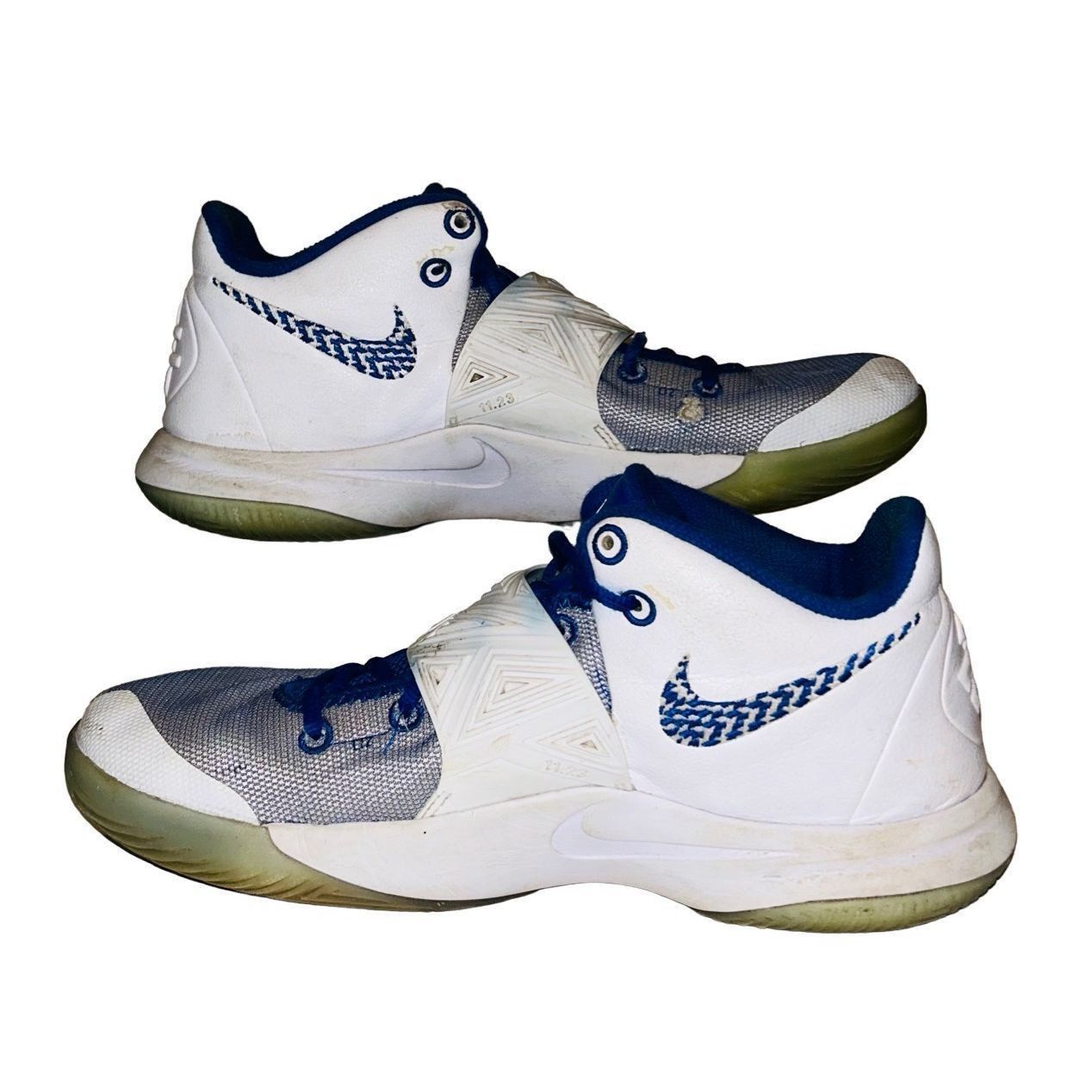Nike Size 10.5 - Nike Kyrie Flytrap 3 White Varsity Royal BQ3060- Size US 10.5 / EU 43-44 - 2 Thumbnail
