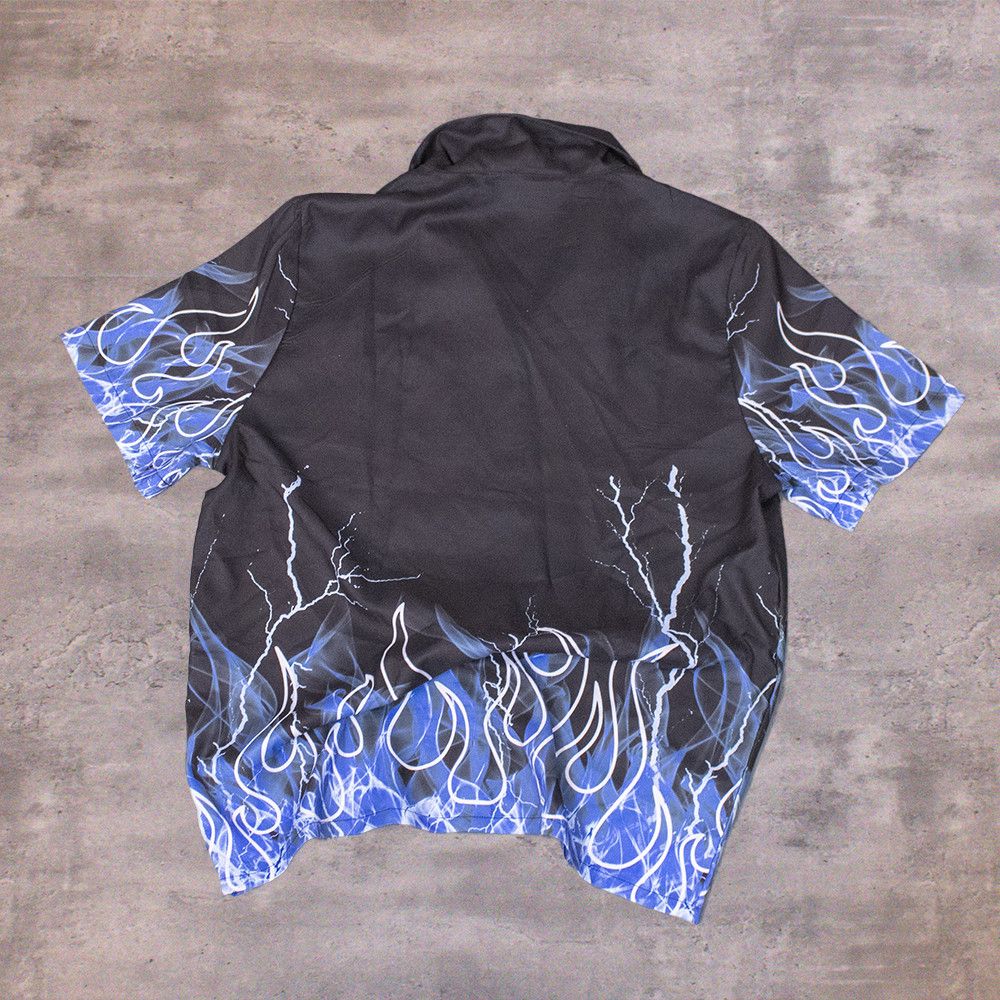 Zumiez Vitriol Anime Button Up Camp Collar Prada Style Shirt Size US M / EU 48-50 / 2 - 2 Thumbnail