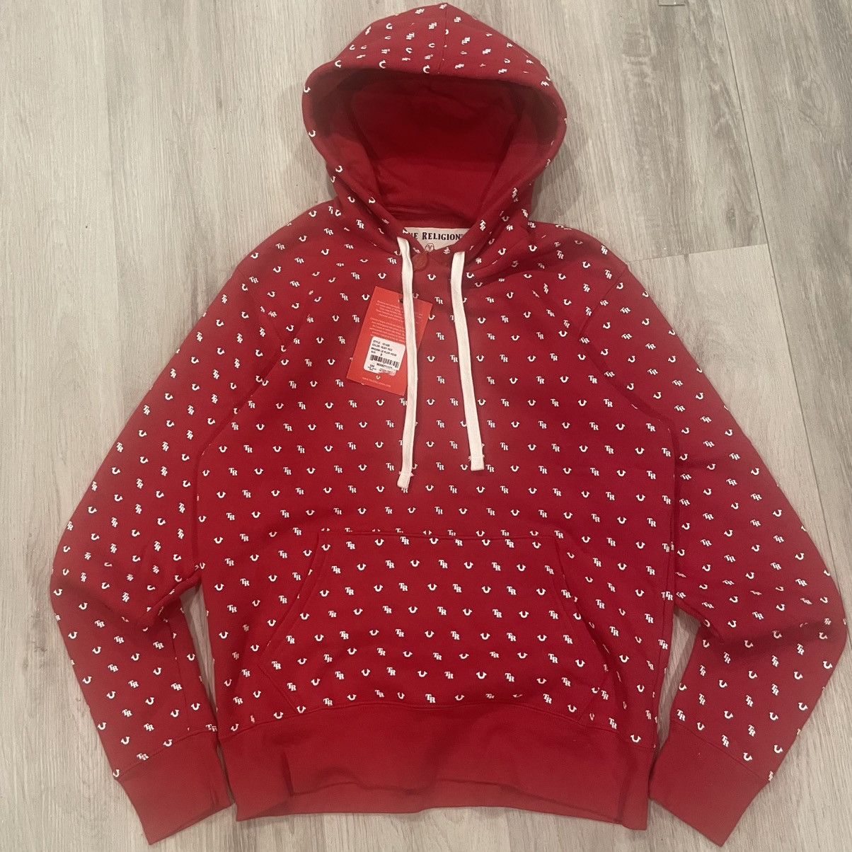 True Religion TRUE RELIGION MONOGRAM LONG SLEEVE HOODIE Size US S / EU 44-46 / 1 - 1 Thumbnail