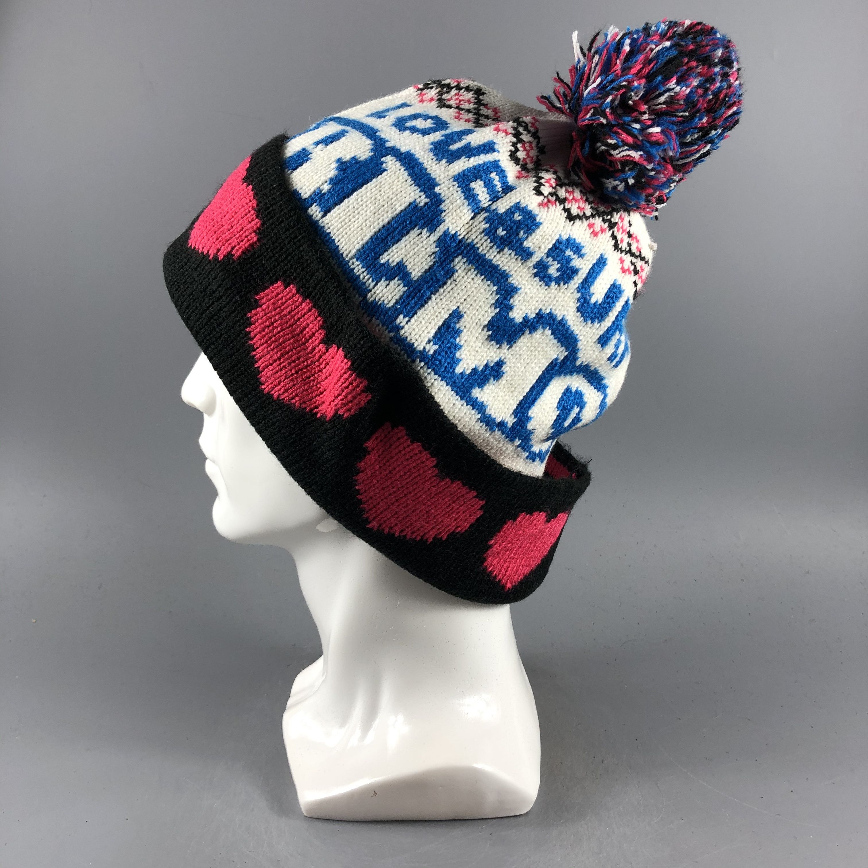 Japanese Brand × Vintage Womens Love & Surf Beanie Snow Hat Snow Cap -D544 Size ONE SIZE - 1 Thumbnail