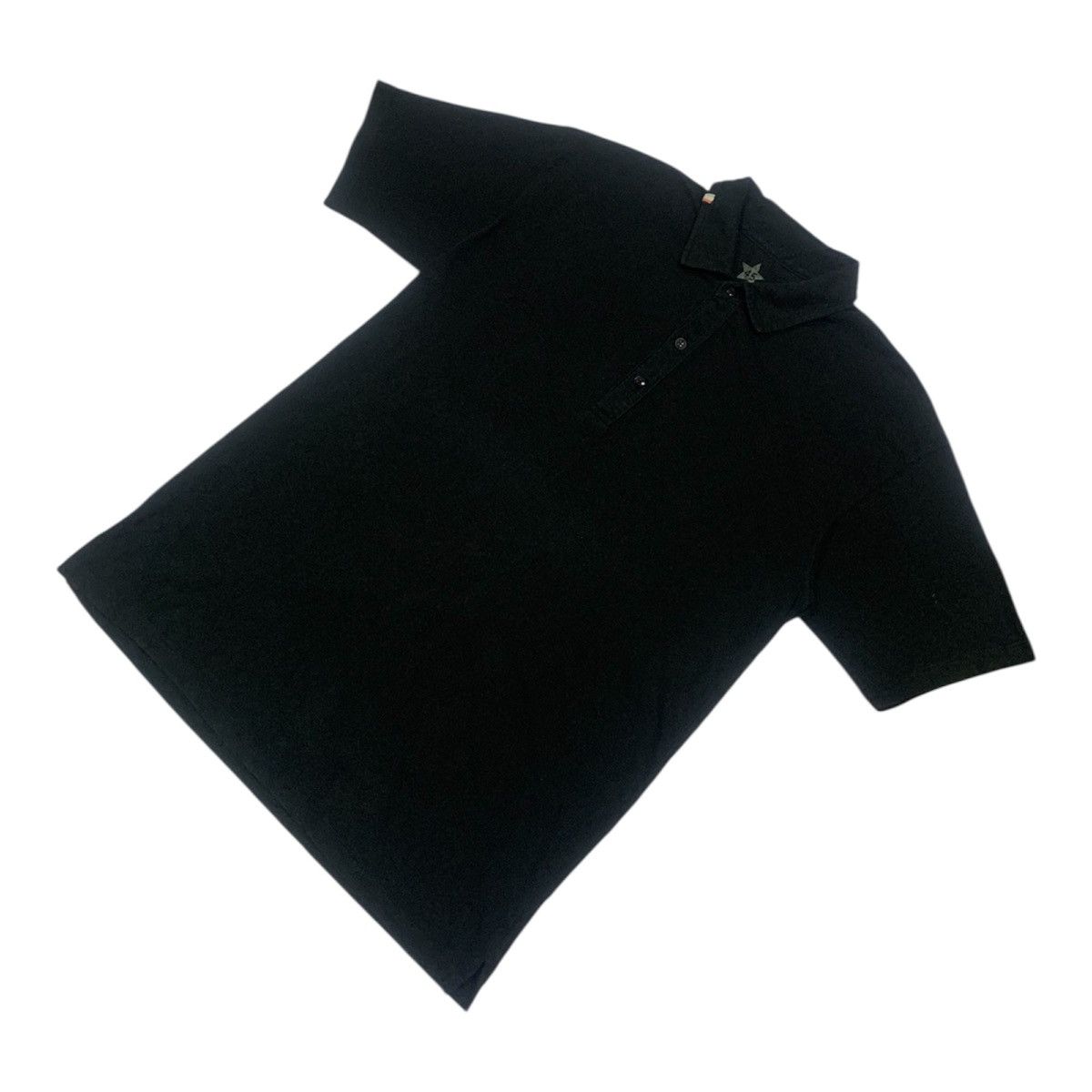 45rpm 45R Star Black Zimbabwe Cotton Polo Shirt - Size 5 Size US XL / EU 56 / 4 - 4 Thumbnail