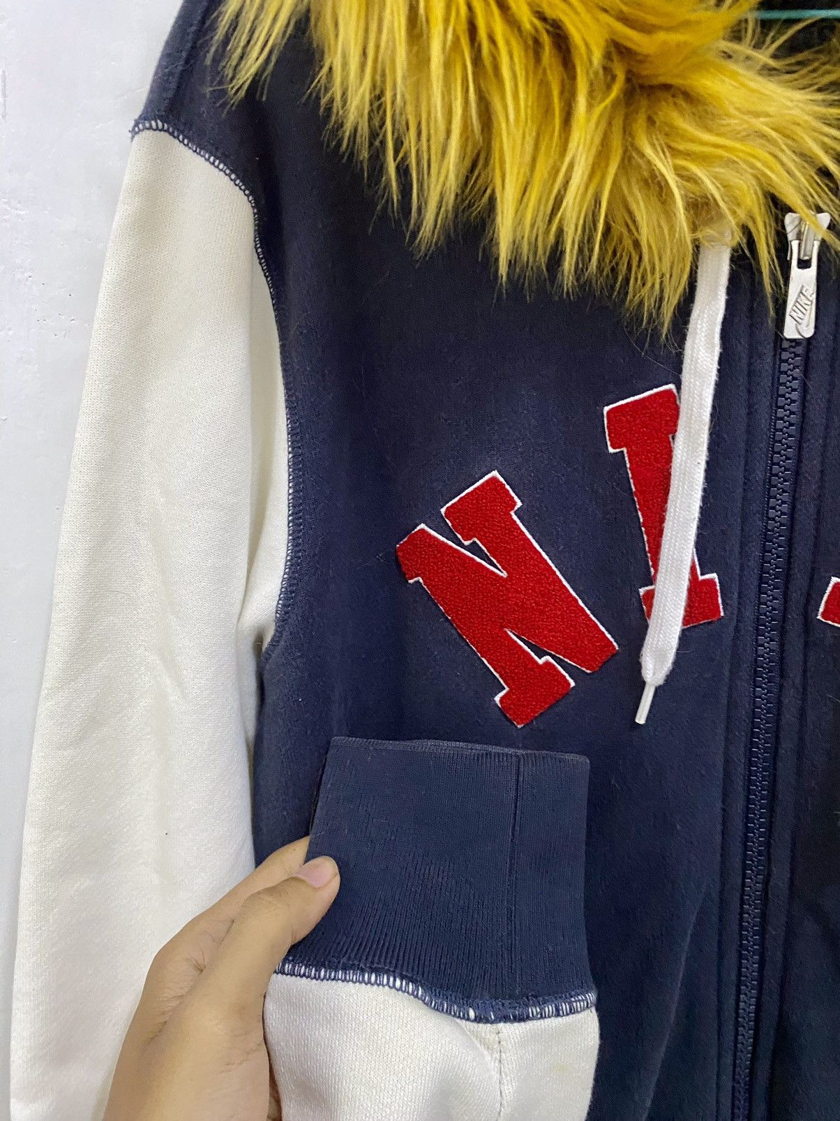 If Six Was Nine × Le Grande Bleu (L.G.B.) × Nike 💥Fur💥Nike Speelout Zipper Fur Hoodie LGB Style Size US L / EU 52-54 / 3 - 9 Thumbnail