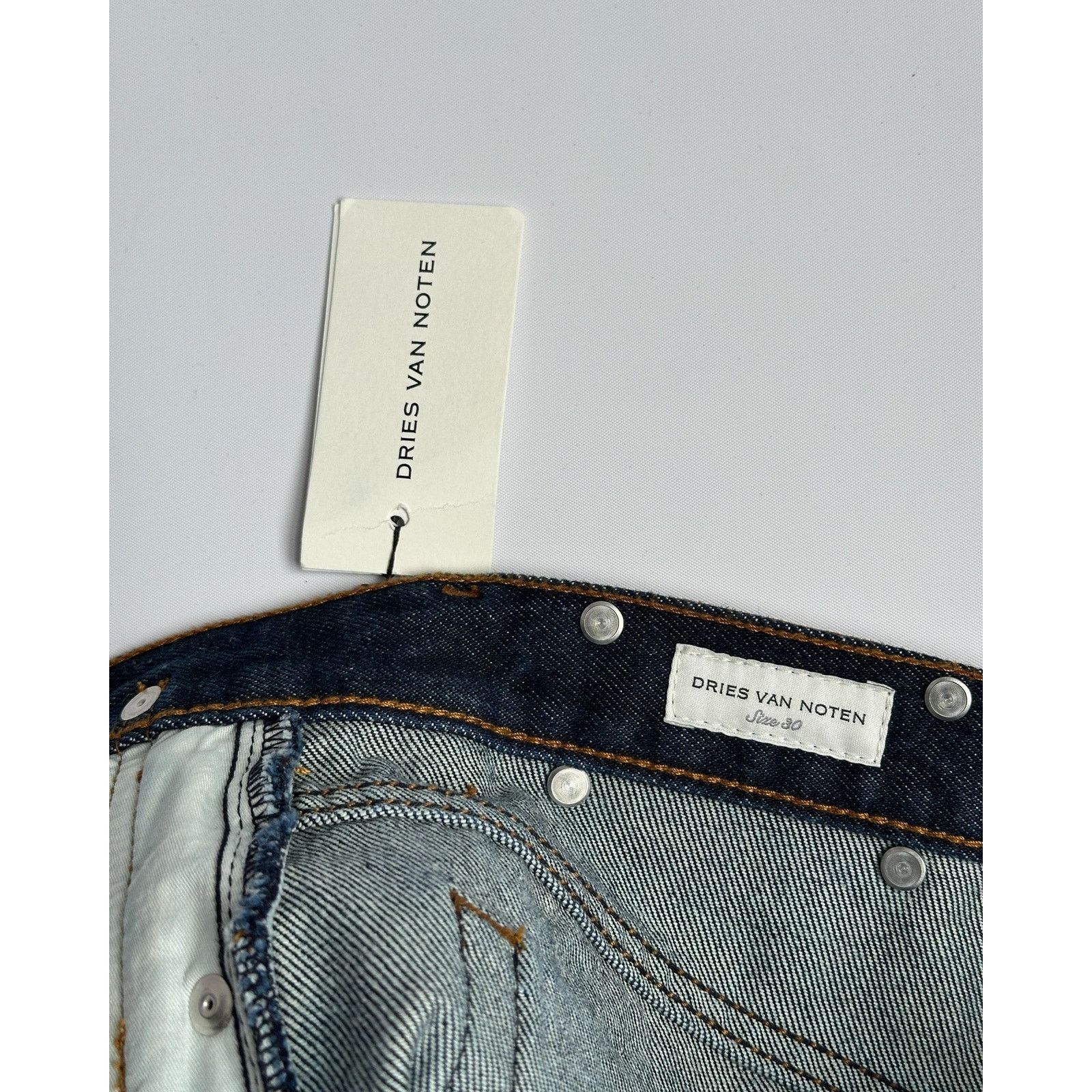 Dries Van Noten Dries Van Noten Straight Jeans Size US 33 - 4 Thumbnail