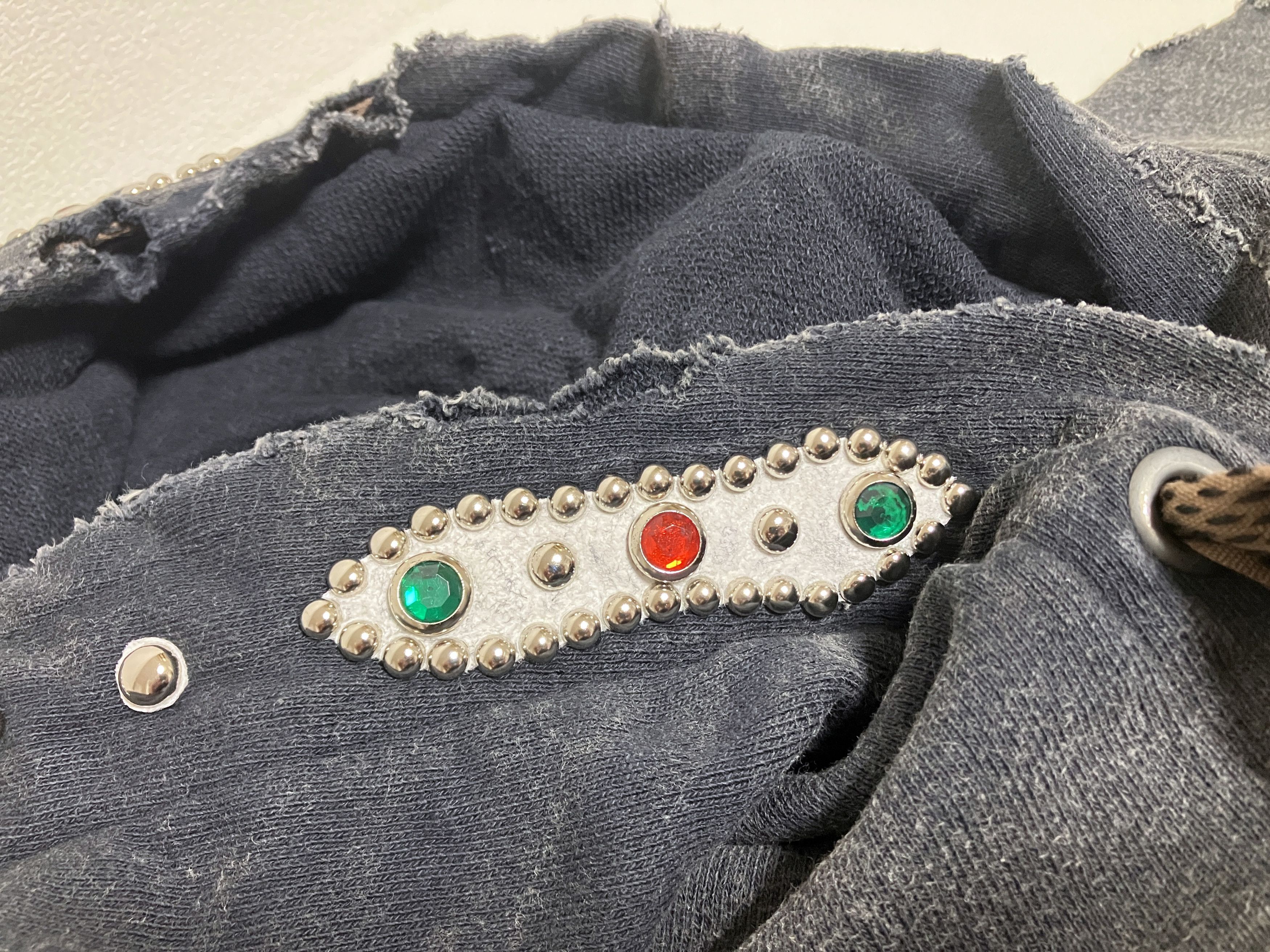 Kapital KAPITAL Thriller Damaged Devil Hood Studs Remake hoodie Size US XL / EU 56 / 4 - 5 Thumbnail