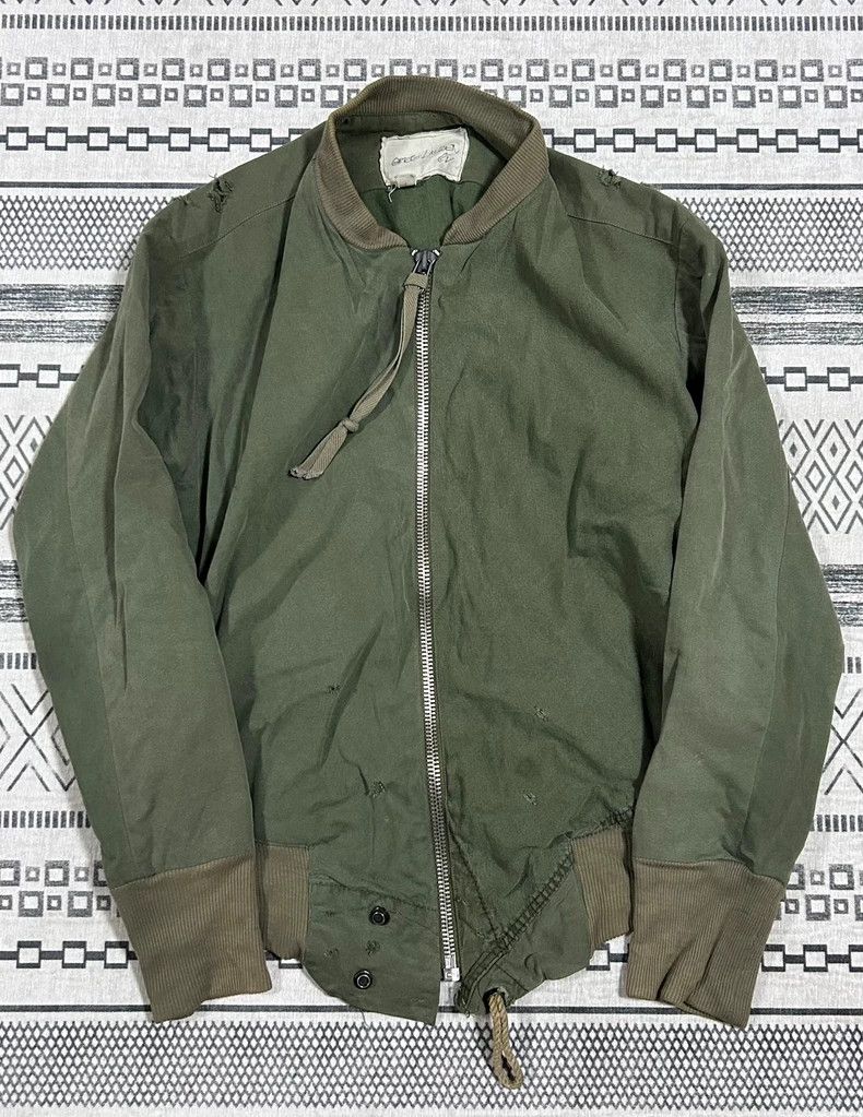 Greg Lauren greg lauren oversized green bomber jacket-dmc Size US L / EU 52-54 / 3 - 1 Thumbnail