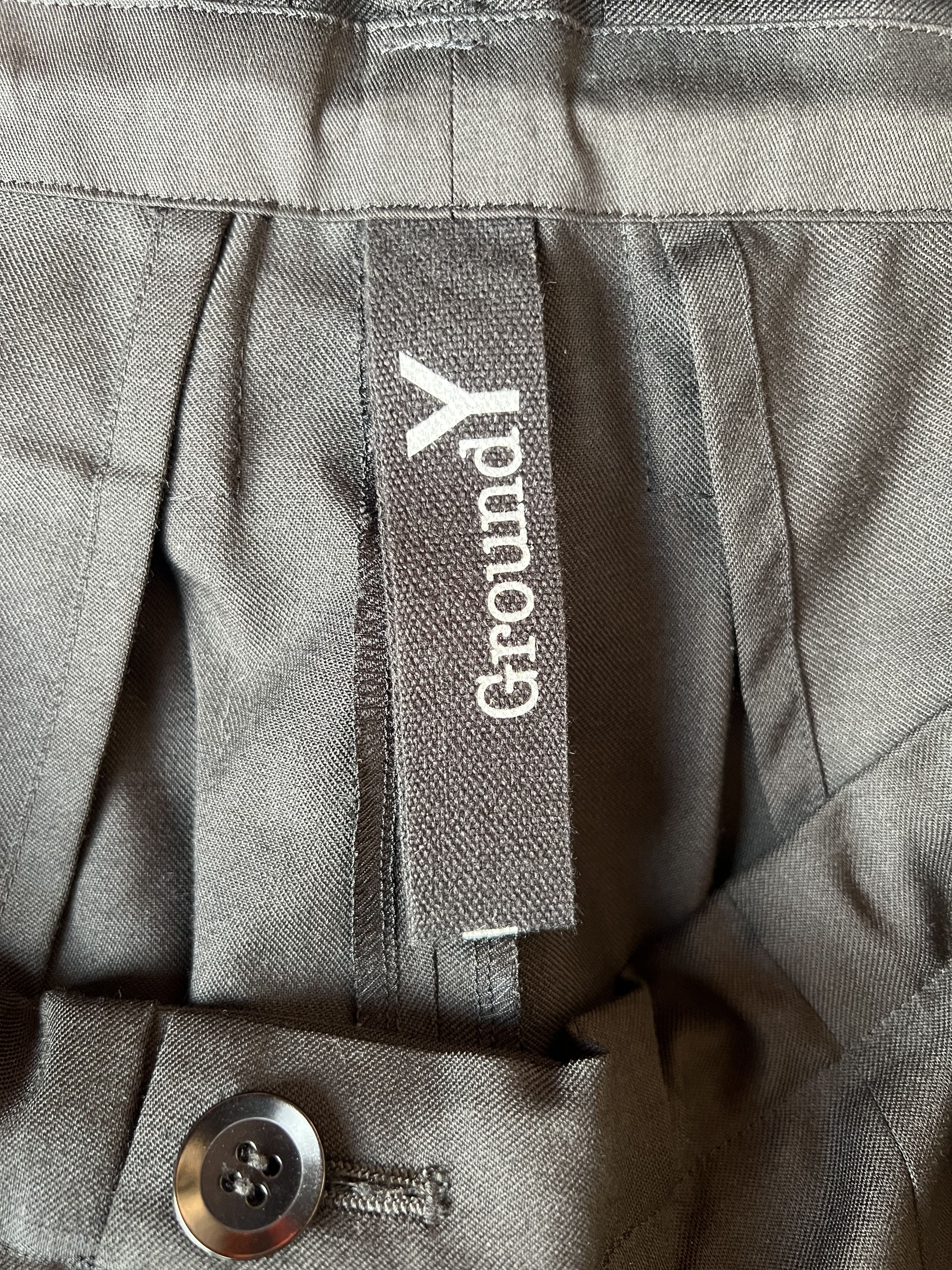 Yohji Yamamoto Yohji Yamamoto Ground Y - Wool Gabardine Wrap Balloon Pants Size US 30 / EU 46 - 9 Thumbnail