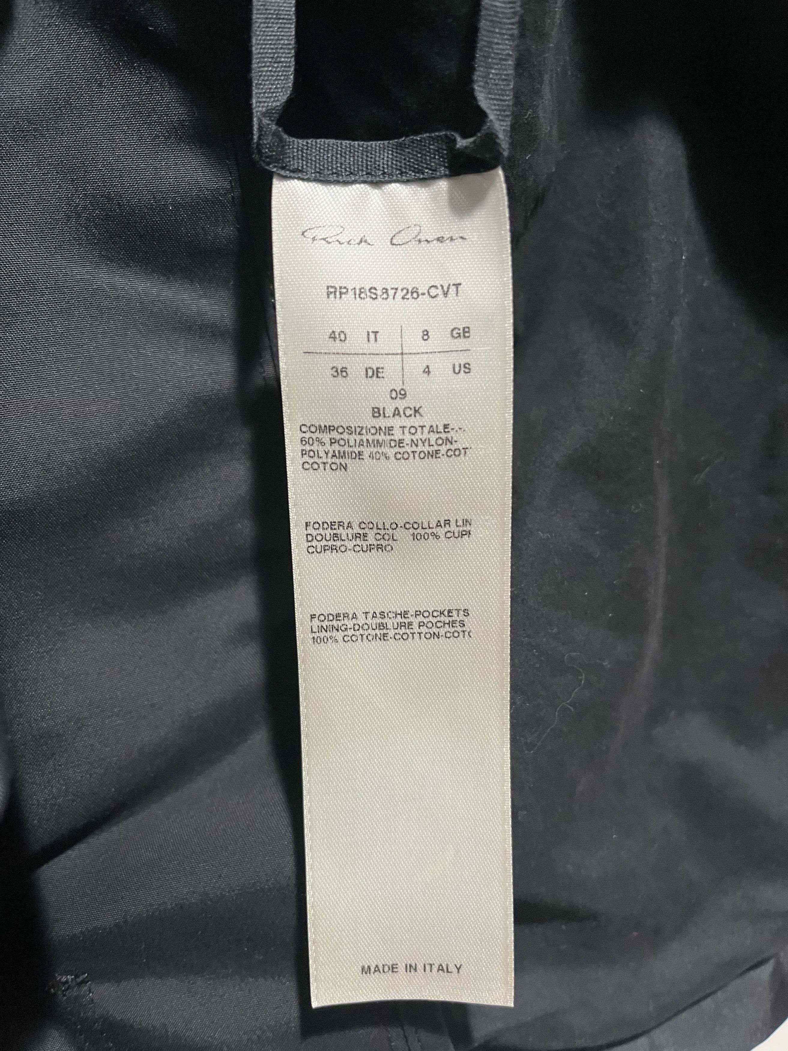 Rick Owens Rick Owens S/S 18 Dirt Cropped Jacket Size US S / EU 44-46 / 1 - 6 Thumbnail