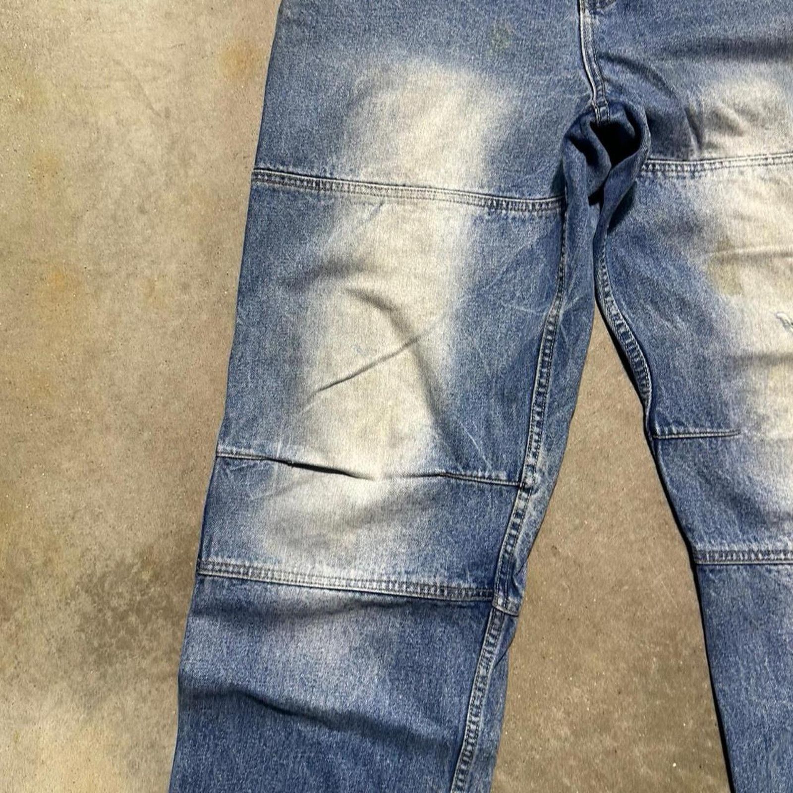 Brooklyn Xpress Vintage Y2K Brooklyn Express Double Knee Carpenter Jeans Size US 36 / EU 52 - 7 Thumbnail