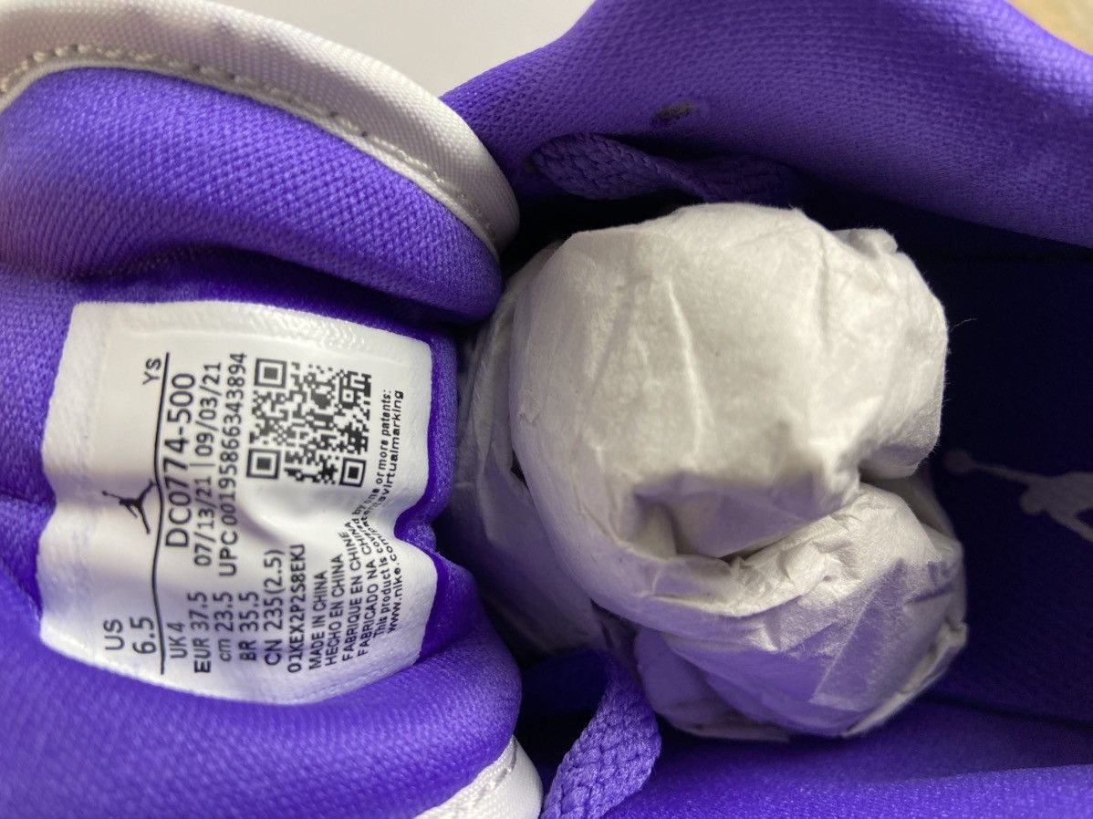 Jordan Brand New Jordan 1 Low "Psychic Purple" Size 6,5US Size US 6.5 / IT 36.5 - 10 Thumbnail