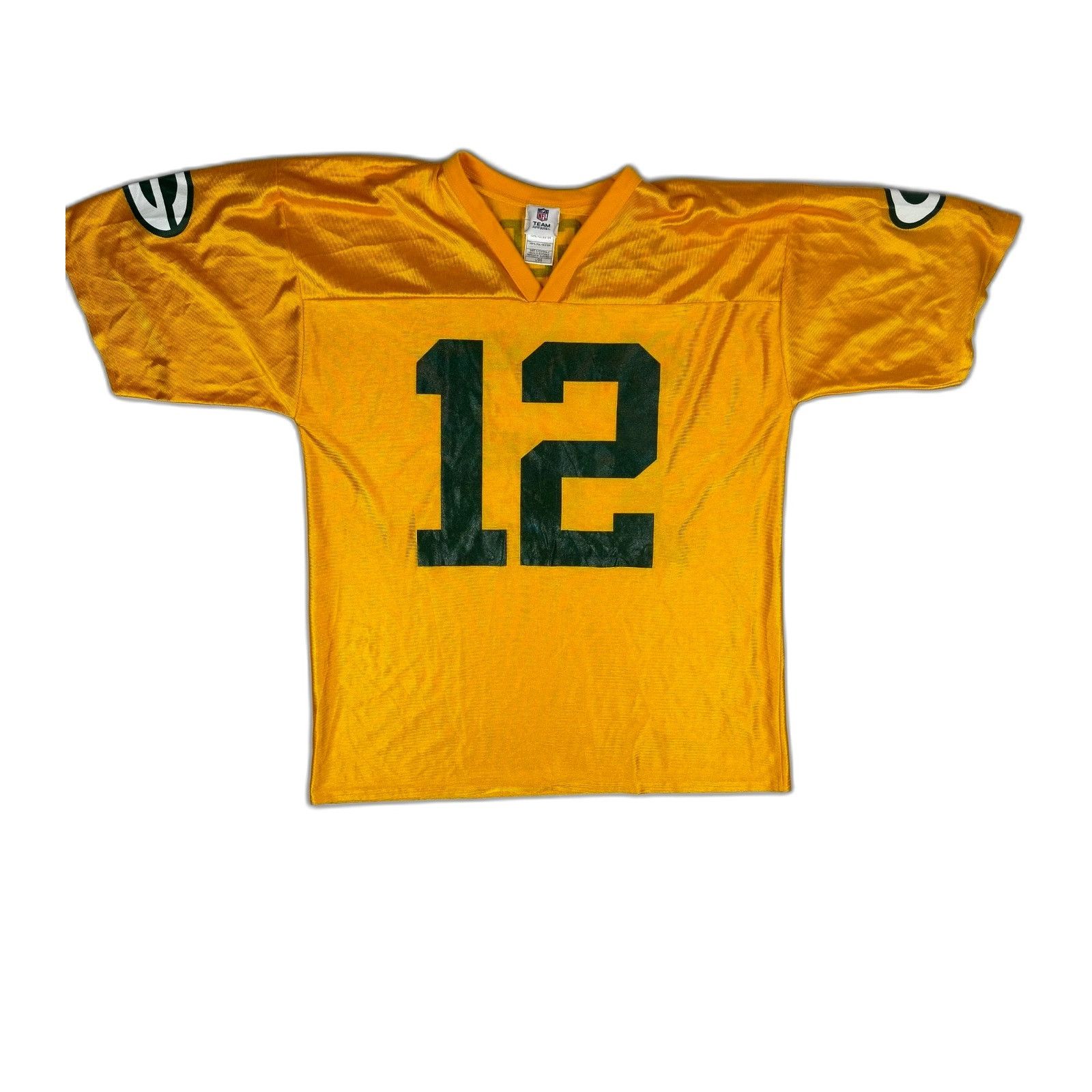 Vintage Aaron Rodgers Green Bay Packers Jersey Gold NFL Football Siz Size US L / EU 52-54 / 3 - 3 Thumbnail
