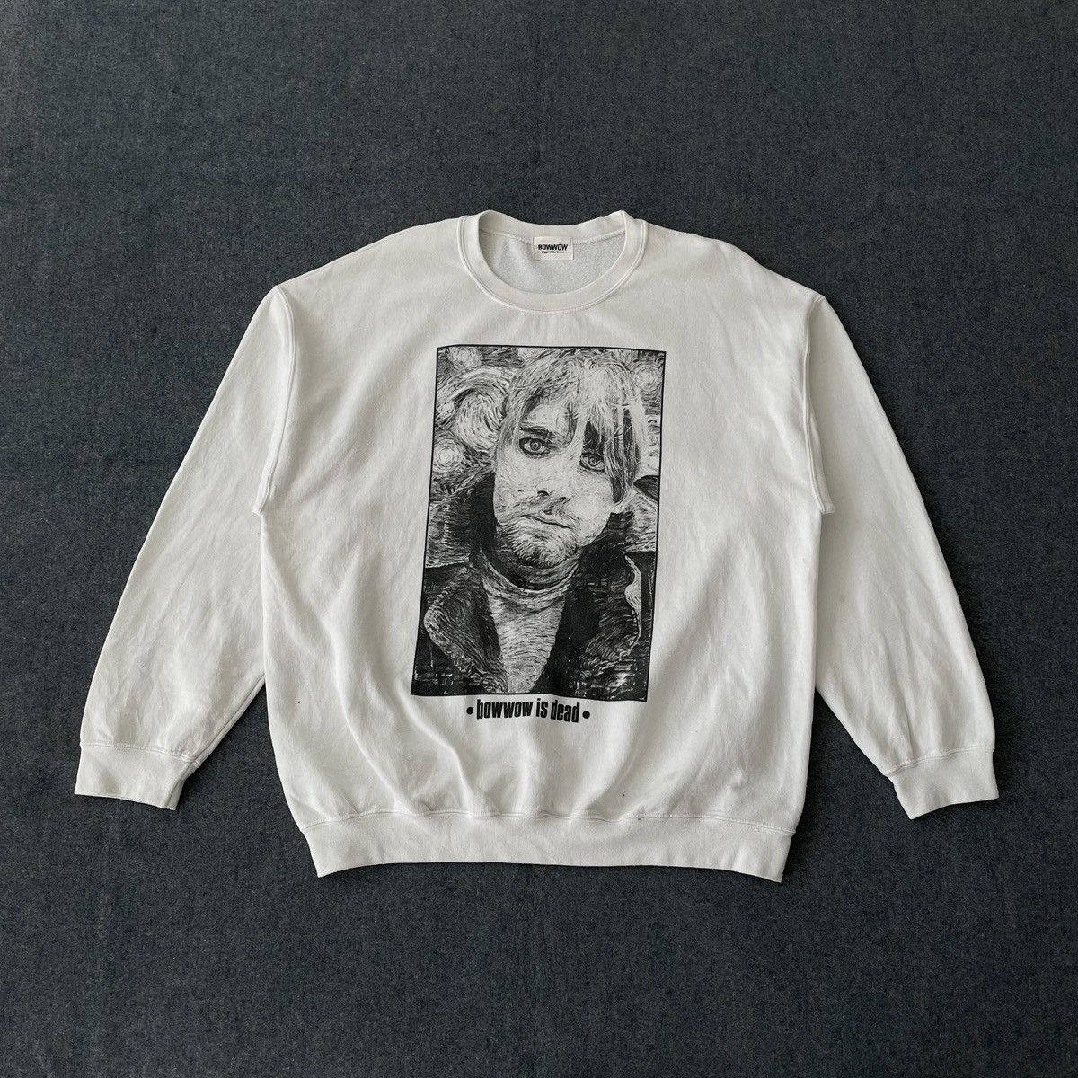 Nirvana Bowwow Is Dead Kurt Kobain Crewneck Sweatshirt Size US L / EU 52-54 / 3 - 1 Thumbnail