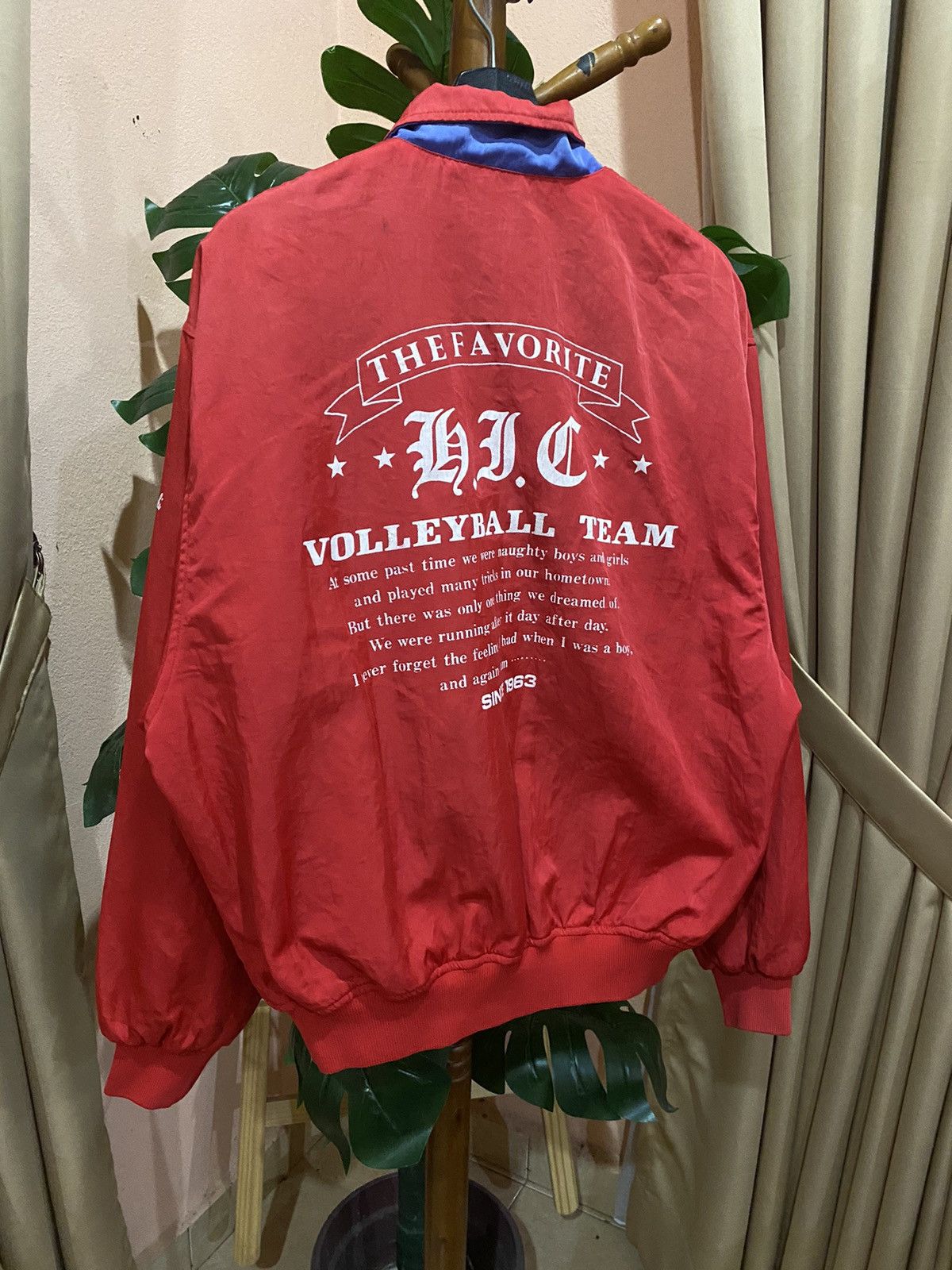 Vintage VINTAGE 80S VOLLEYBALL VARSITY REVERSIBLE JACKET Size US L / EU 52-54 / 3 - 10 Thumbnail
