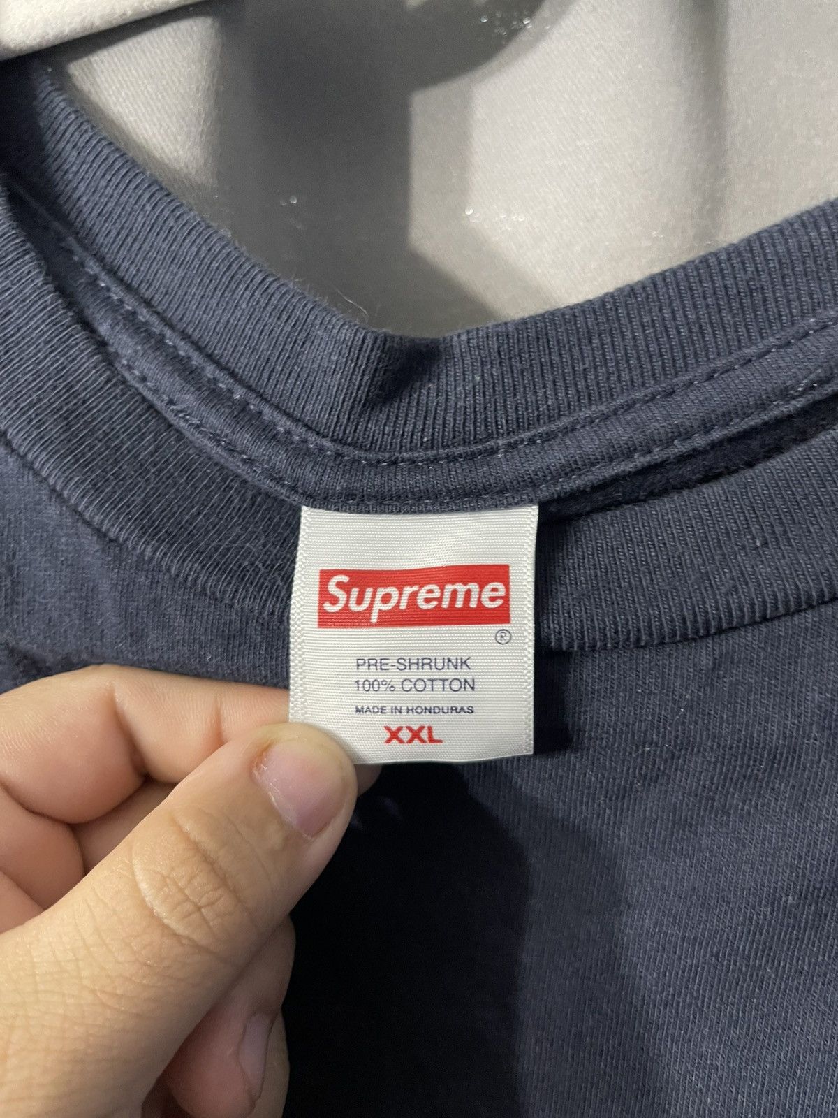 Supreme Navy blue Strawberries L/S Size US XXL / EU 58 / 5 - 2 Thumbnail