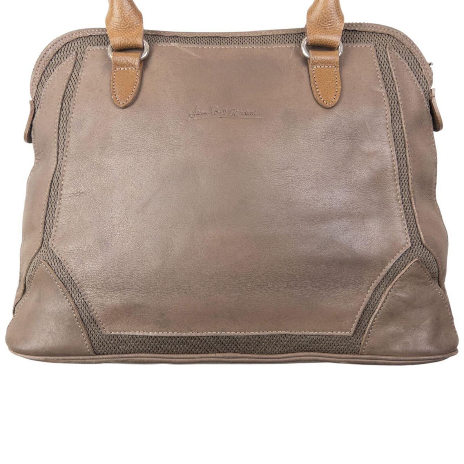 Jean Paul Gaultier Vintage 90s Jean Paul Gaultier Leather Mesh Handbag Size ONE SIZE - 1 Thumbnail