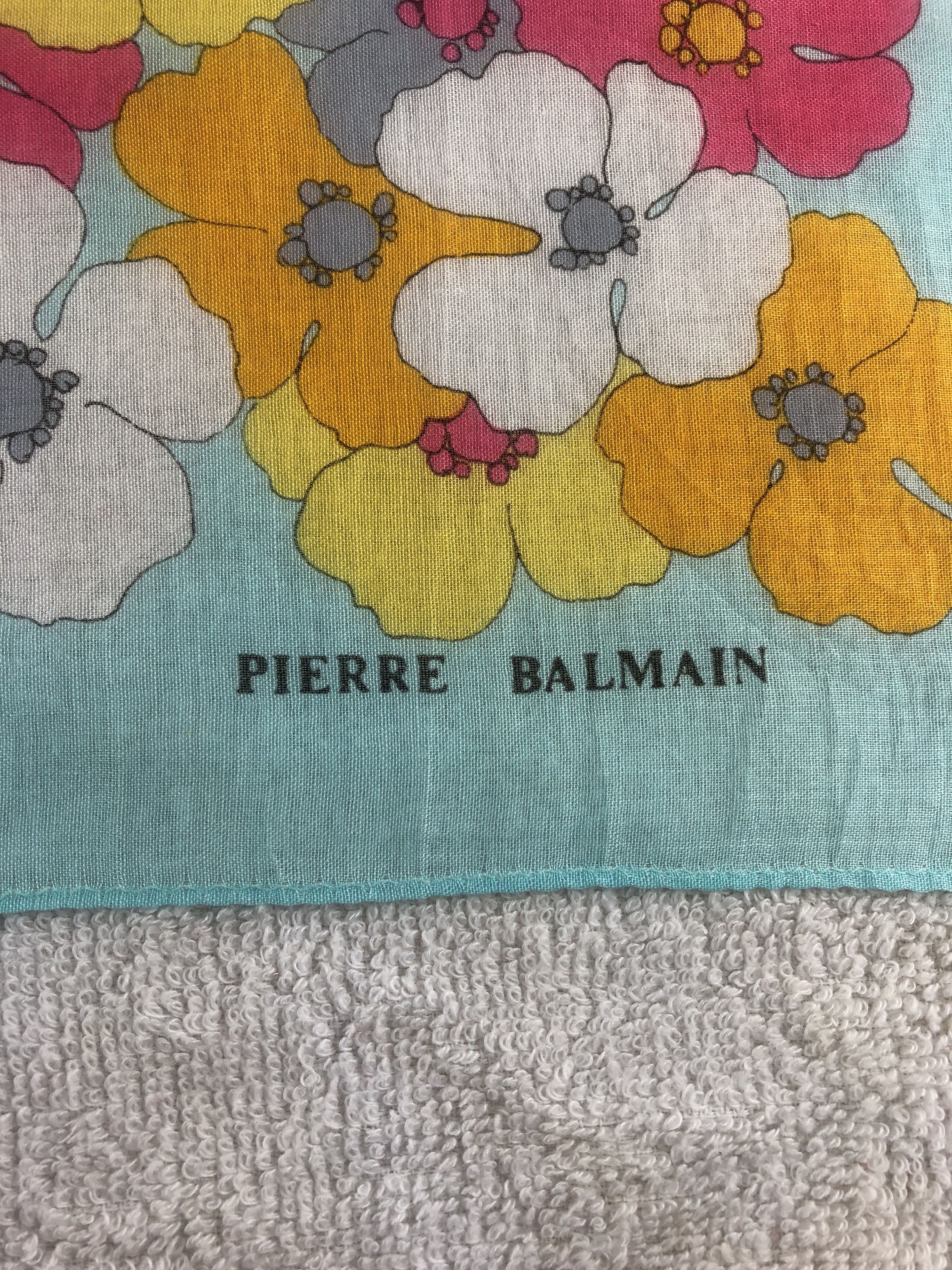Pierre Balmain × Vintage Pierre Balmain Handkerchief / Bandana / Neckerchief Size ONE SIZE - 5 Thumbnail