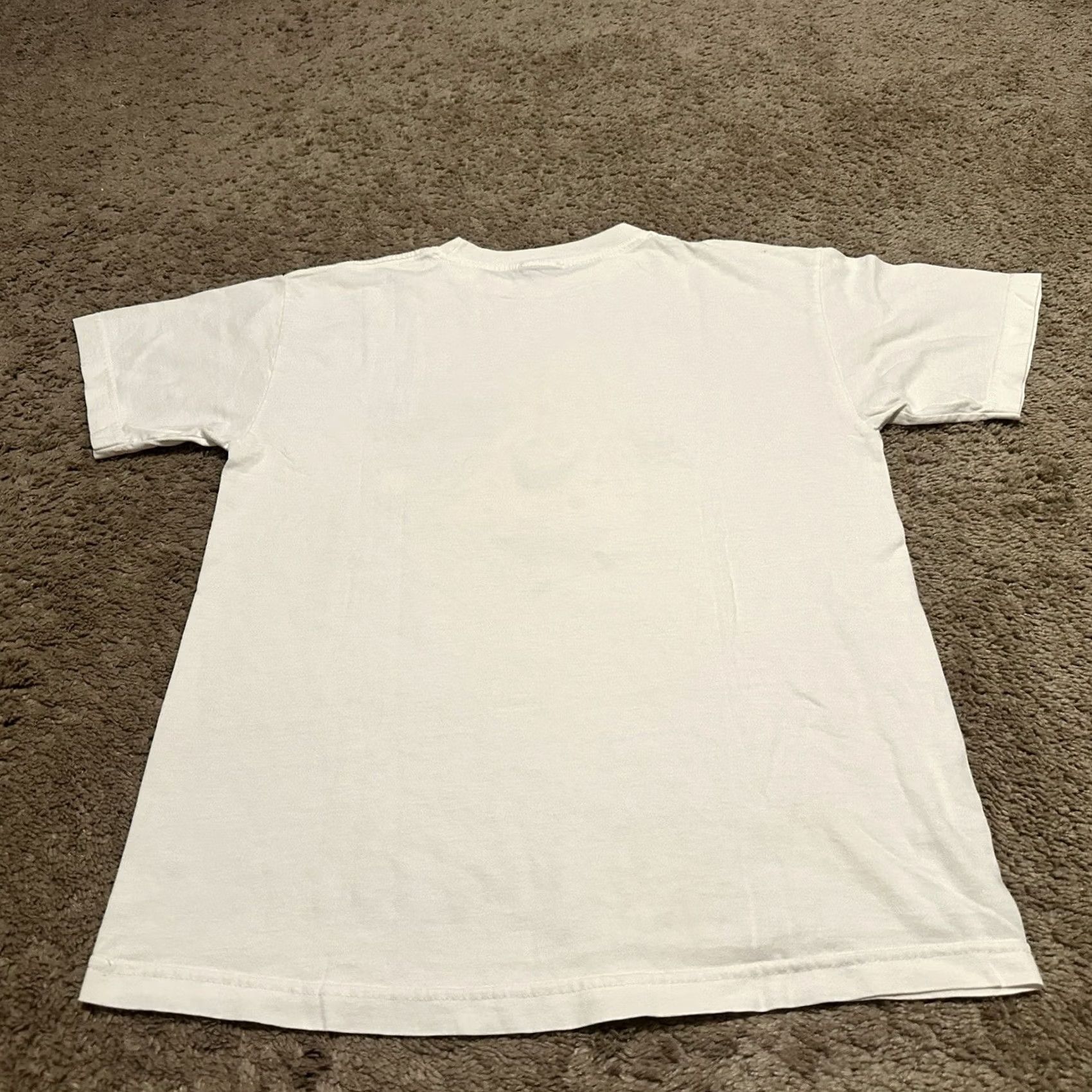 Nickelodeon VINTAGE SpongeBob Shirt Men's M White Graphic Print 90s Logo Cartoon Size US M / EU 48-50 / 2 - 2 Thumbnail