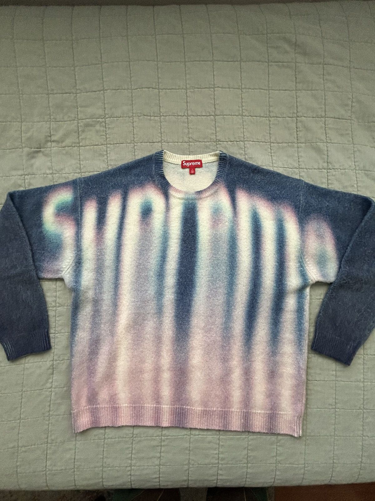 Supreme Supreme Blurred Logo Sweater | Grailed