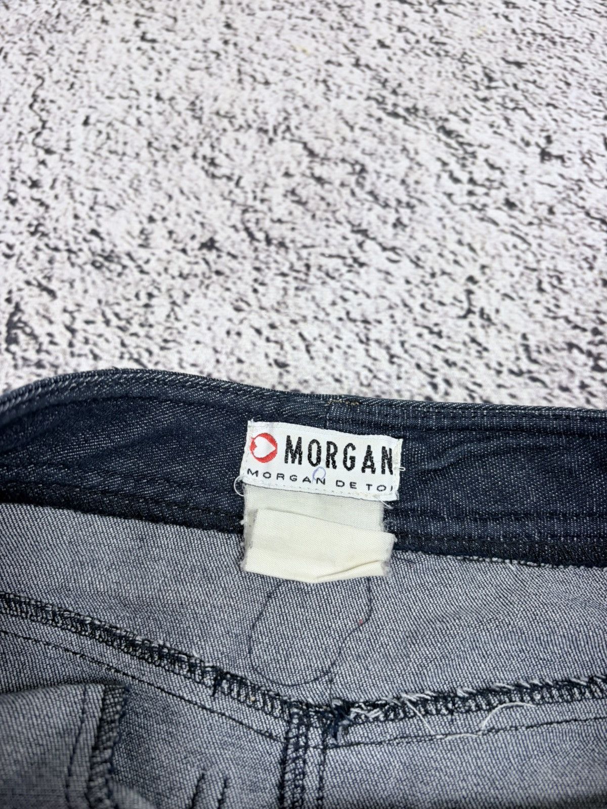 Morgan De Toi Vintage Morgan De Toi Y2K Denim Midi Skirt Indigo Blue Size 26" / US 2 / IT 38 - 5 Thumbnail