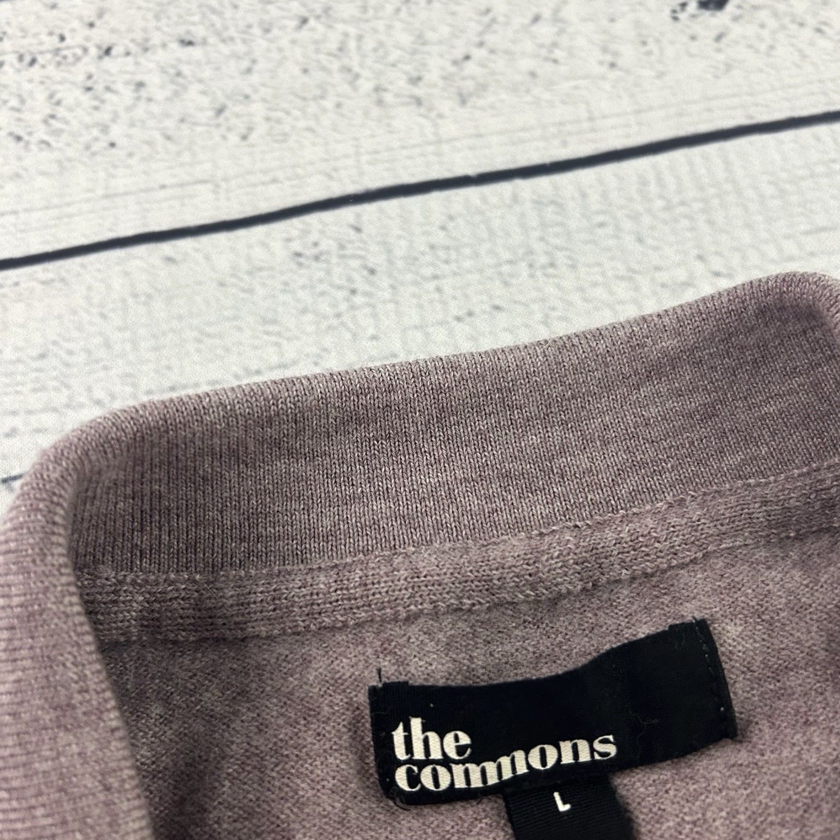 Vintage The Commons Merino Wool Short Sleeve Button Front Sweater Men's Large Maeve Size US L / EU 52-54 / 3 - 2 Thumbnail