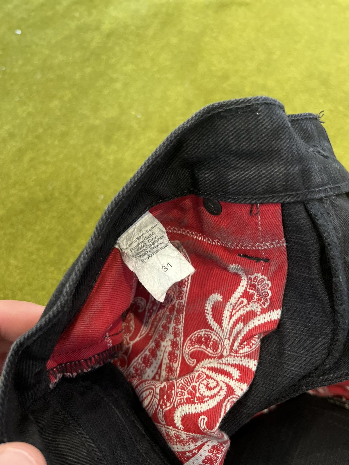 Left Field Nyc Left Field NYC - Atlas Fit - Black Maria Selvedge Denim Size US 31 - 5 Thumbnail