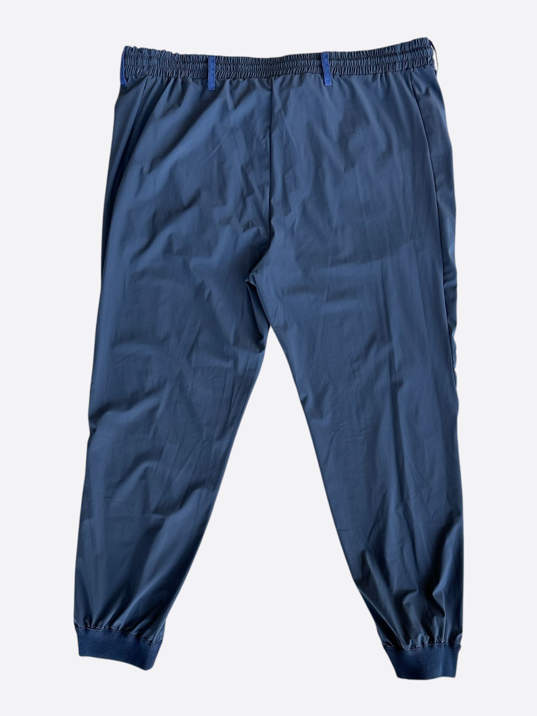 Louis Vuitton Louis Vuitton Navy & Beige Monogram Trackpants Size US 40 / EU 56 - 2 Thumbnail