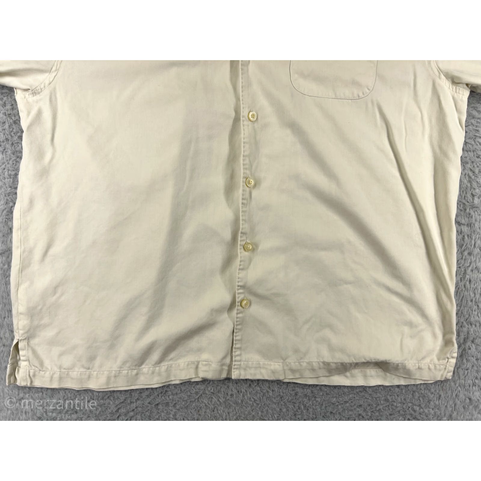 Tommy Bahama VINTAGE Tommy Bahama Shirt Mens XL Yellow Solid Button-Up 100% Silk Aloha Beach Vacation Resort Mens XL Yellow Silk Shirt Size US XL / EU 56 / 4 - 5 Thumbnail