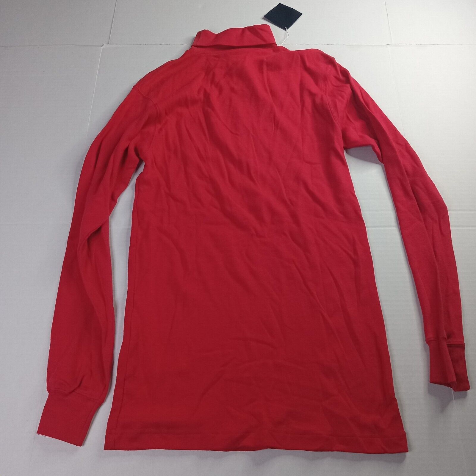 Arrow Vintage Dover By Arrow Turtleneck Top Men's S Red Cotton Size US M / EU 48-50 / 2 - 7 Thumbnail