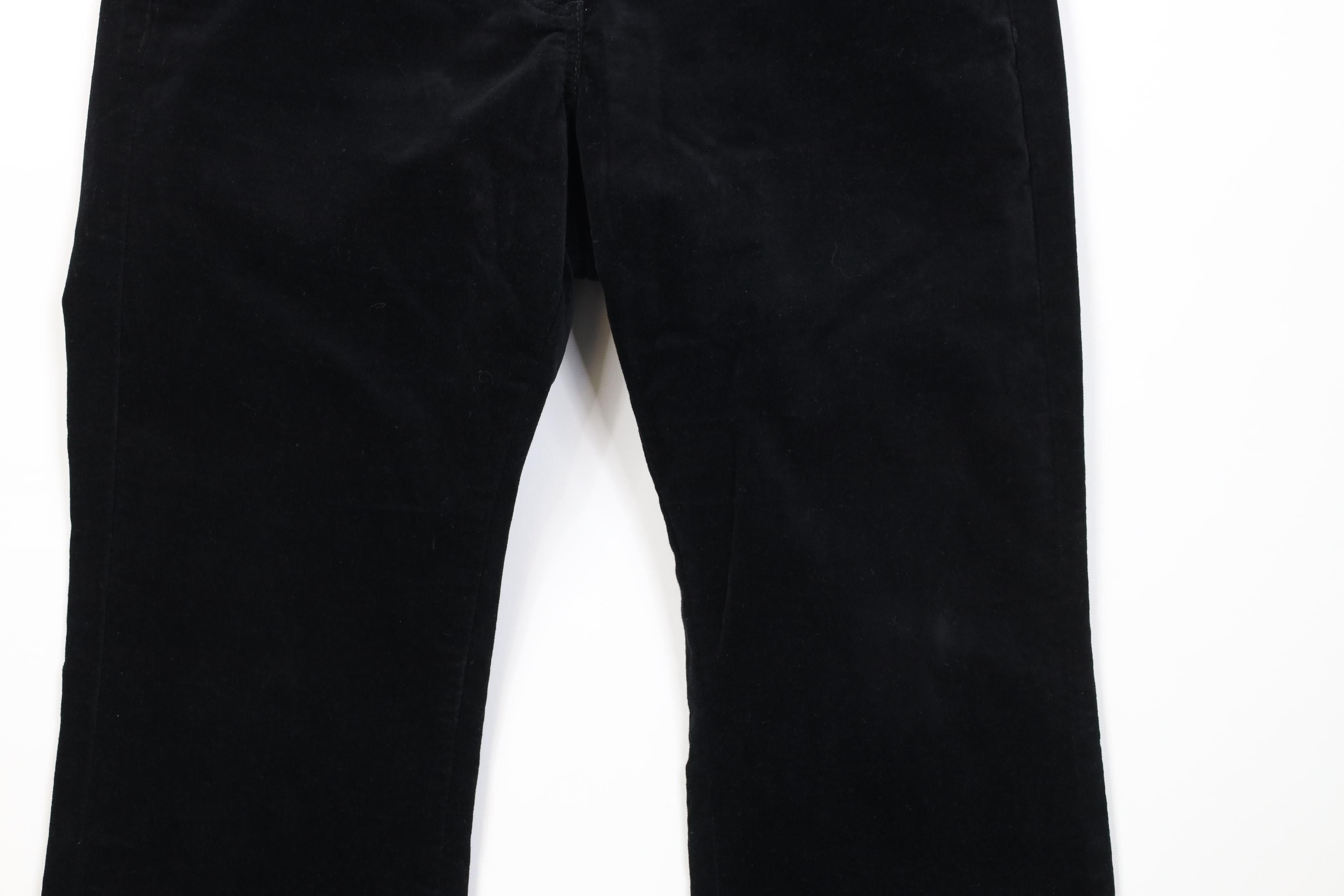 Vintage Vintage Y2K Streetwear Fringed Velour Wide Leg Pants Size 28" / US 6 / IT 42 - 3 Thumbnail