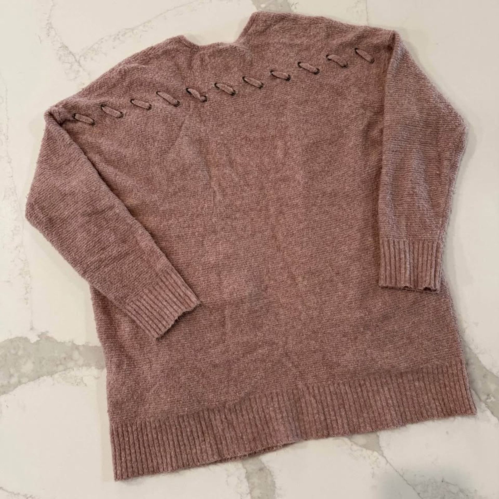 American Eagle Outfitters American Eagle Marled Open Front Cardigan Sweater Womens Med Size M / US 6-8 / IT 42-44 - 6 Thumbnail