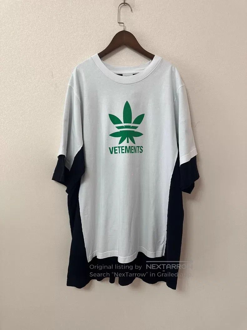 Vetements VETEMENTS Clover Fake Two-Piece Short Sleeve Size US S / EU 44-46 / 1 - 1 Thumbnail