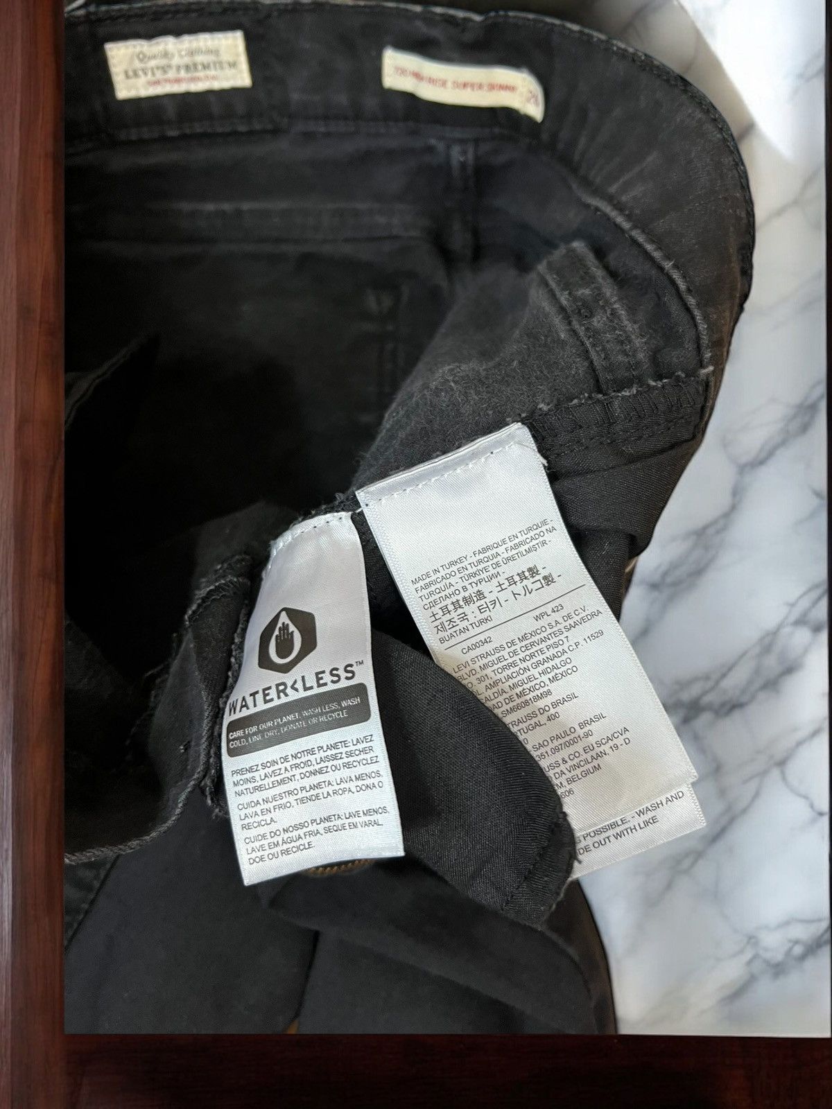 Levi's Levi’s 720 High Rise Super Skinny Jeans Size W26 L30 Size 26" / US 2 / IT 38 - 6 Thumbnail