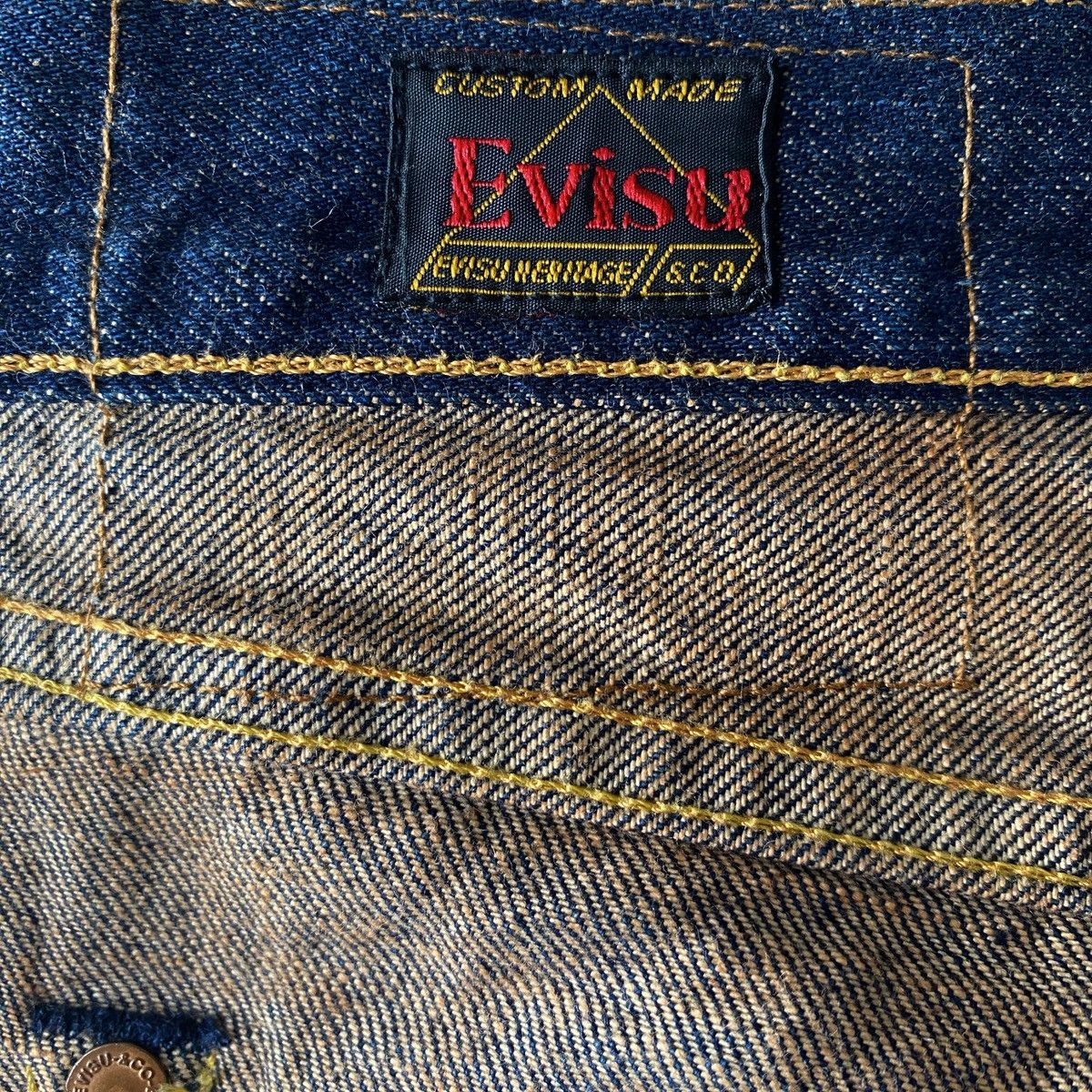 Evisu EVISU Seagull Robot Hand Painted Selvedge Denim Jeans Pants Size US 36 / EU 52 - 10 Thumbnail
