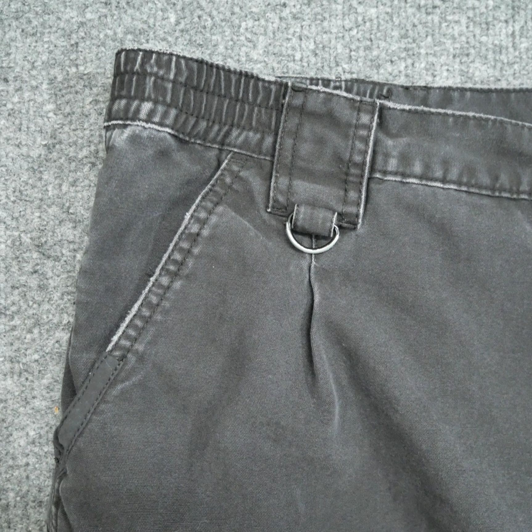 Vintage VINTAGE 511 Tactical Pants Mens 38x32 Black Faded Cargo Double Knee Canvas Size US 38 / EU 54 - 3 Thumbnail
