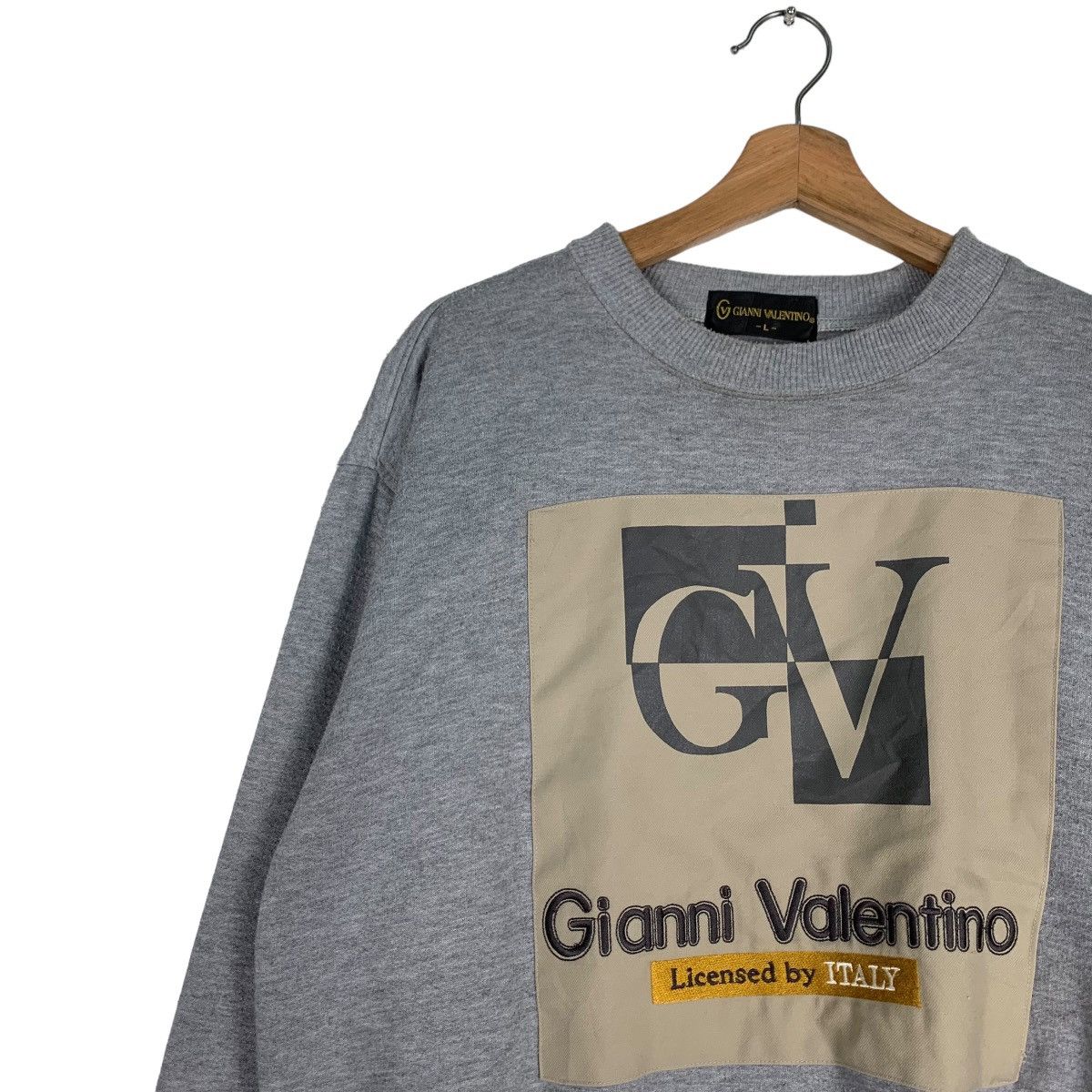Gianni Valentino GIANNI VALENTINO Big Logo Sweatshirts #0620-C29 Size US M / EU 48-50 / 2 - 3 Thumbnail