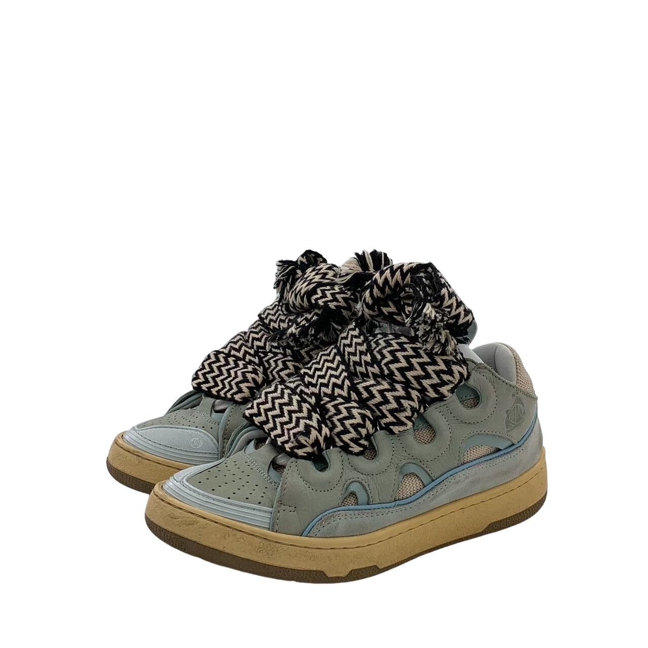 Lanvin Lanvin Curb Leather Sneakers Size 37 Size US 5 / EU 37 - 1 Thumbnail