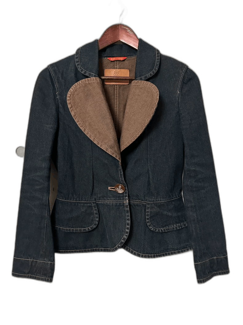 Vivienne Westwood Vivienne Westwood Vintage Denim Blazer - dmc Size M / US 6-8 / IT 42-44 - 1 Thumbnail