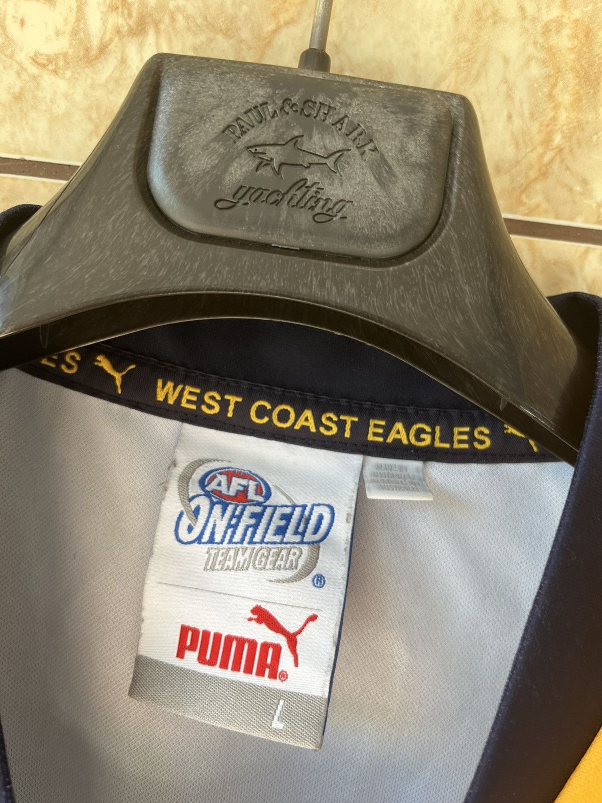 Puma Puma West Coast Eagles AFL jersey Size US L / EU 52-54 / 3 - 5 Thumbnail