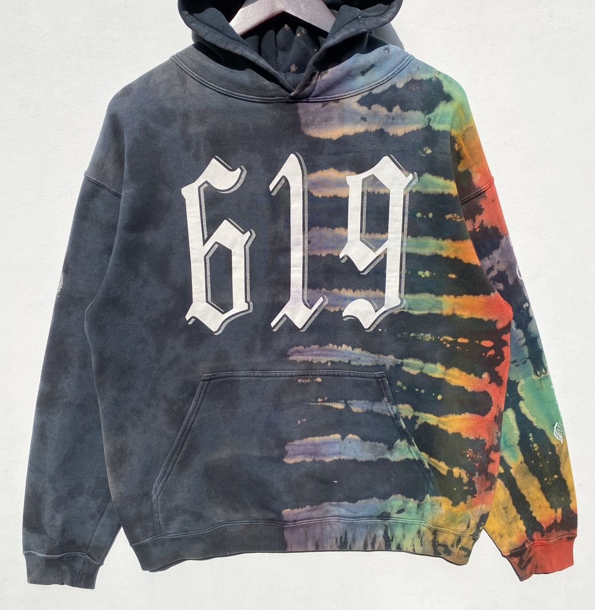 WWE Vintage 2003 Rey Mysterio 619 WWE Hoodie Tie Dye SunFaded Size US M / EU 48-50 / 2 - 7 Thumbnail
