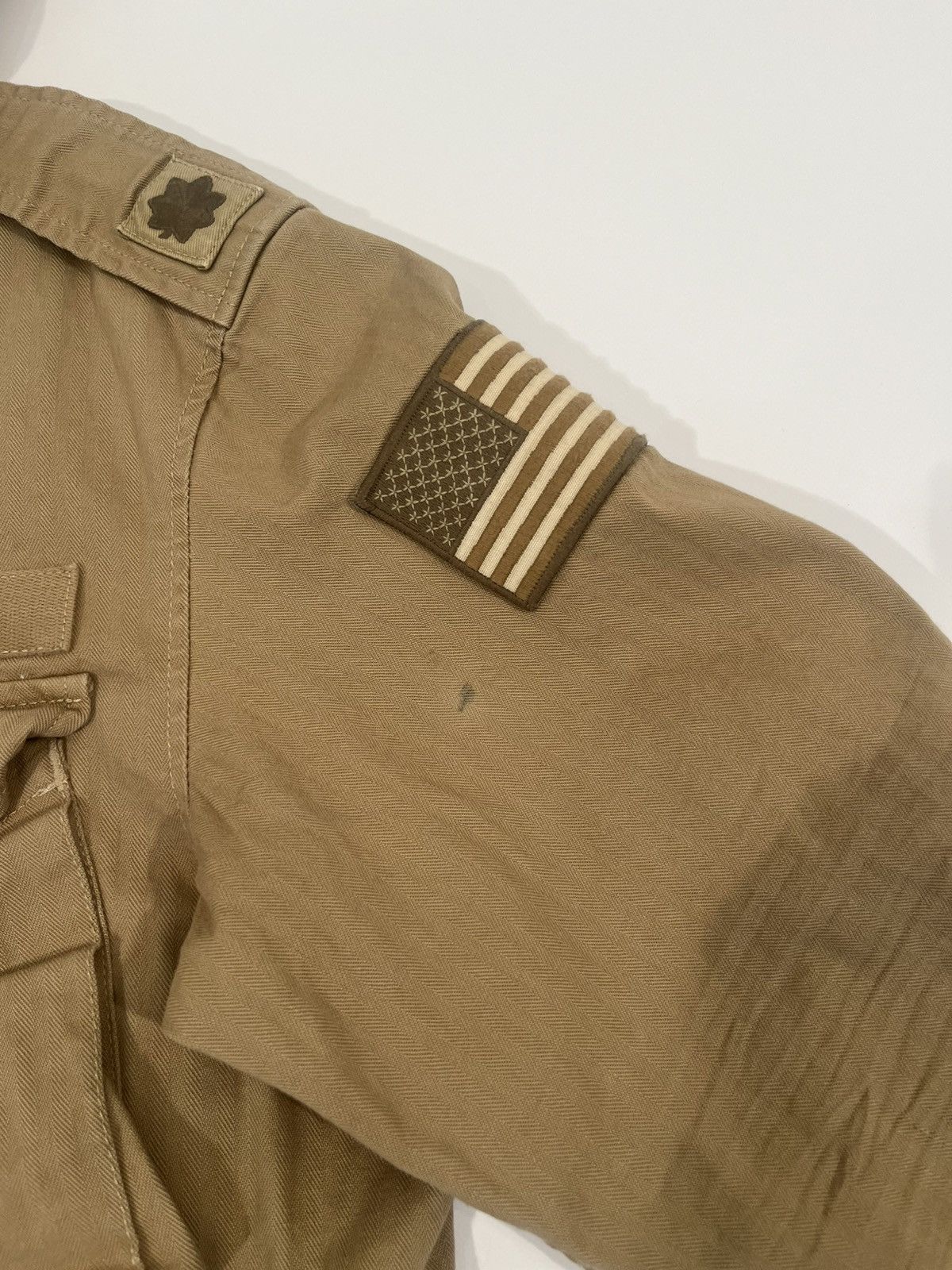 Polo Ralph Lauren Polo Ralph Lauren Military Field Jacket US RL - Rare Beige Size US L / EU 52-54 / 3 - 12 Thumbnail