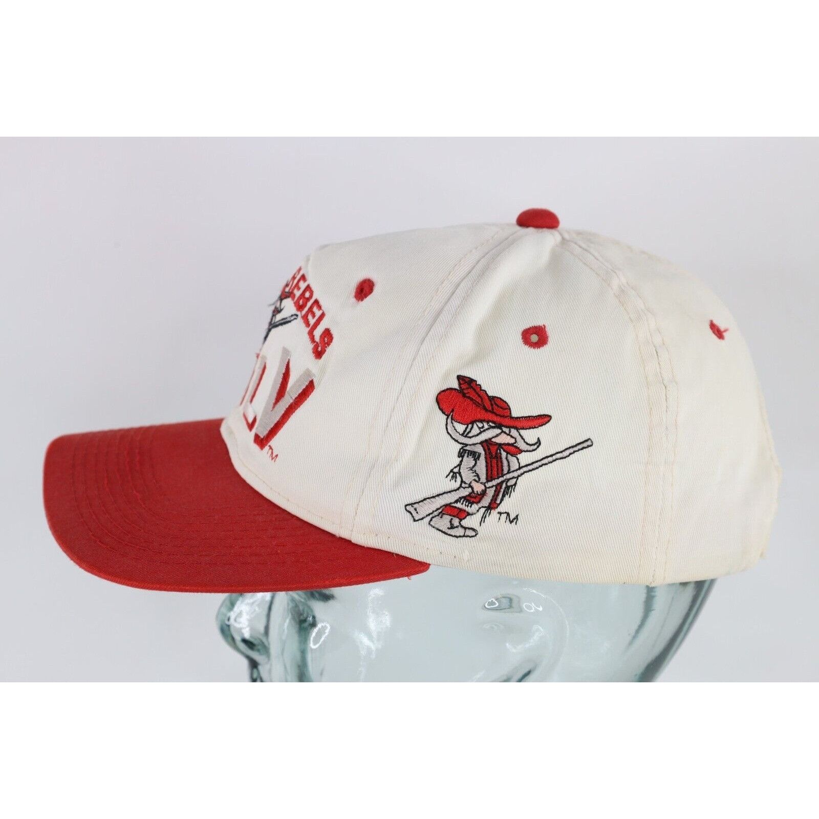 Vintage Vintage 90s Distressed UNLV Running Rebels Snapback Hat Size ONE SIZE - 5 Thumbnail