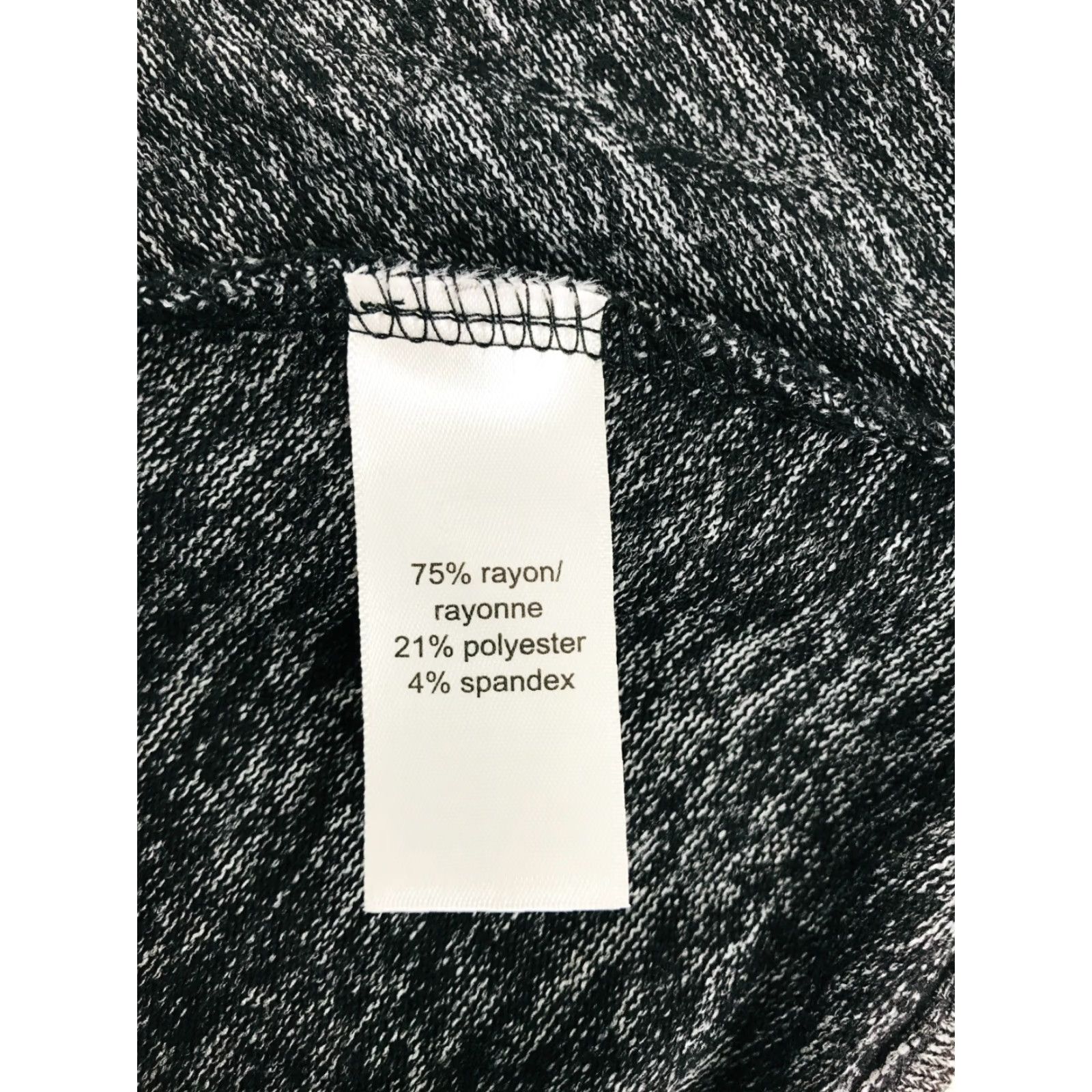 Vintage Maurices Shirt Women's Small Black & Gray Long Sleeve Stretch Key Hole T-Shirt Modern Womens Slim Regular Size S / US 4 / IT 40 - 6 Thumbnail