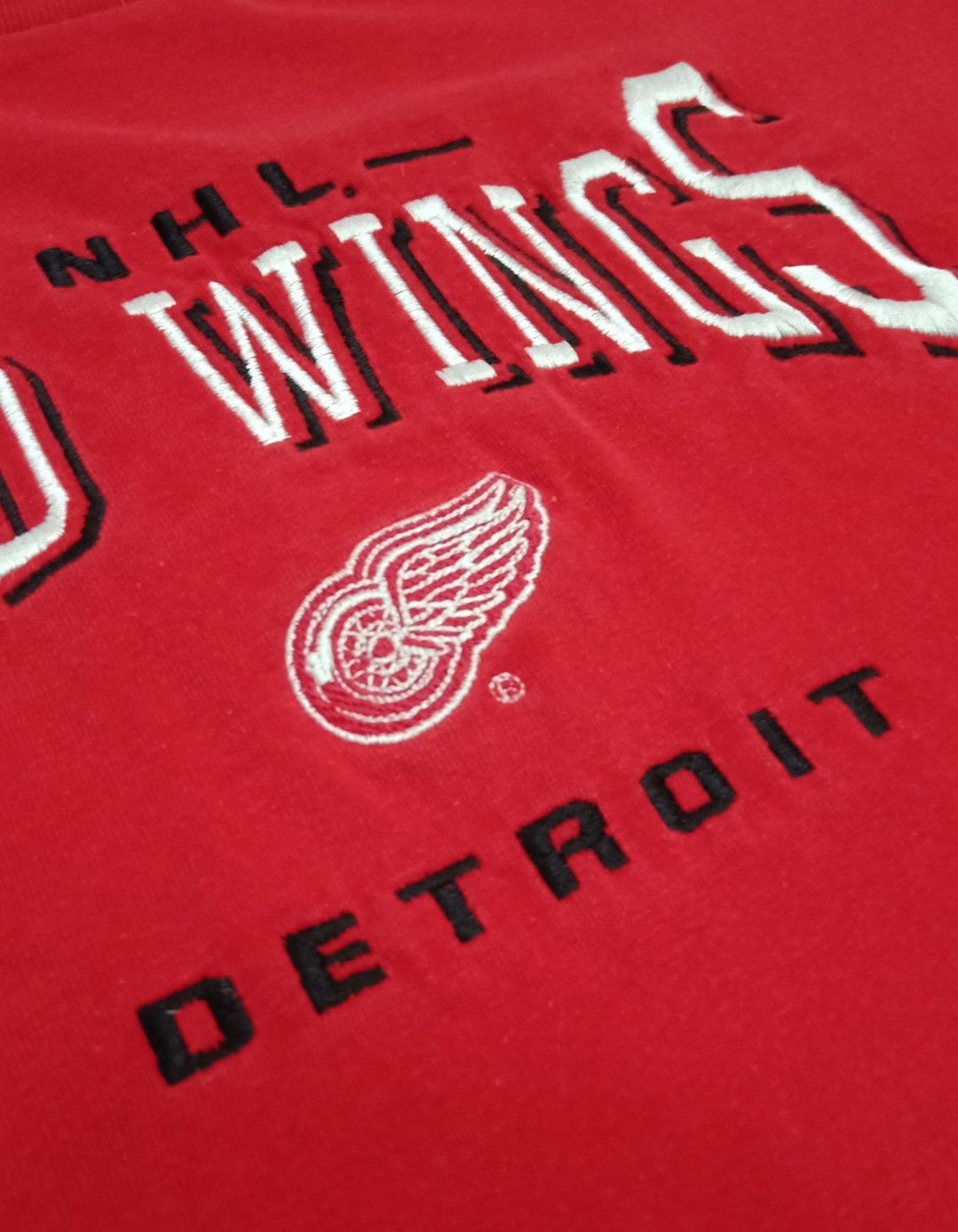 NHL × Red Wing × Vintage Vintage y2K NHL Detroit Red Wings T-shirt Size US XL / EU 56 / 4 - 5 Thumbnail