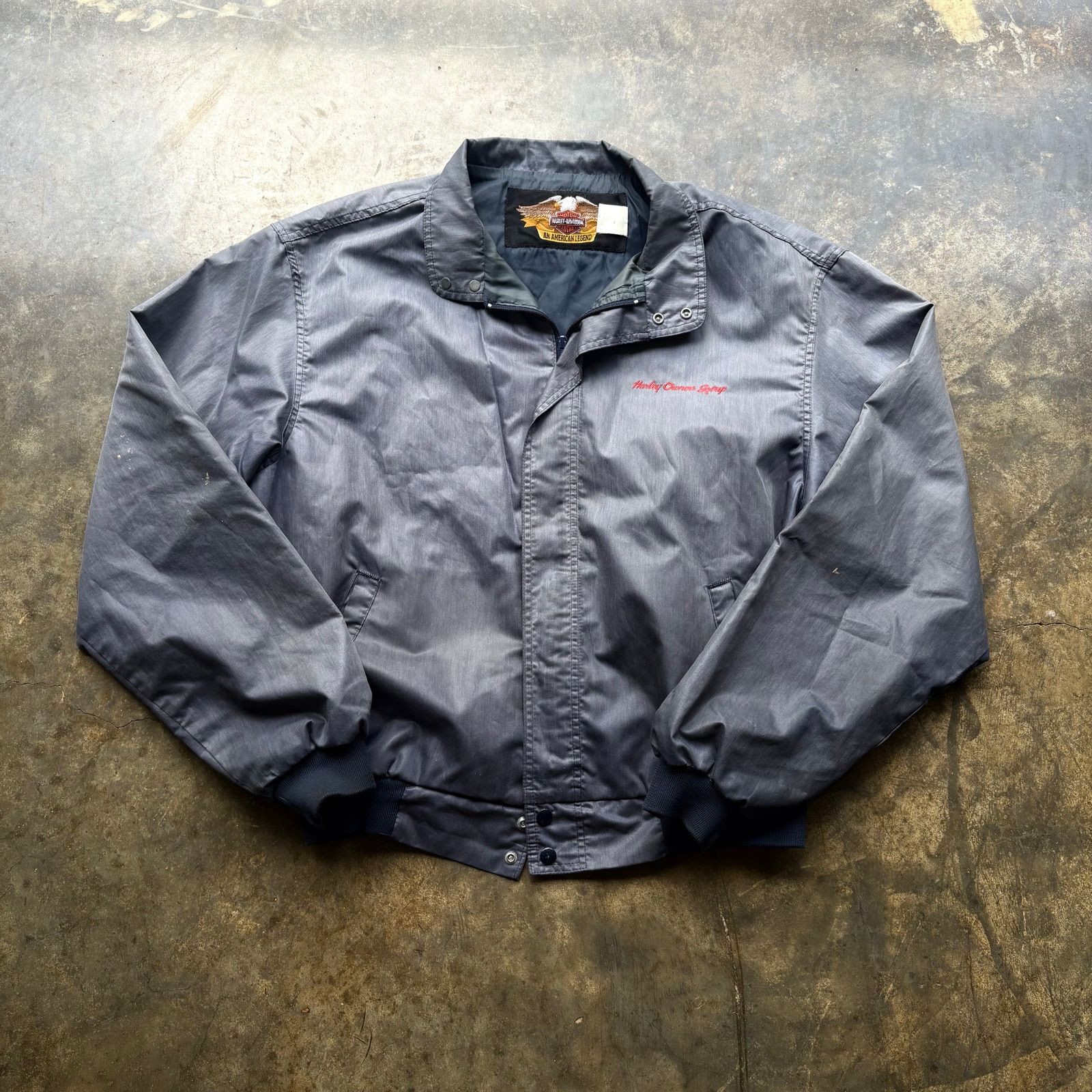 Harley Davidson Super Faded Vintage Harley Davidson Riding Jacket Size US XXL / EU 58 / 5 - 1 Thumbnail