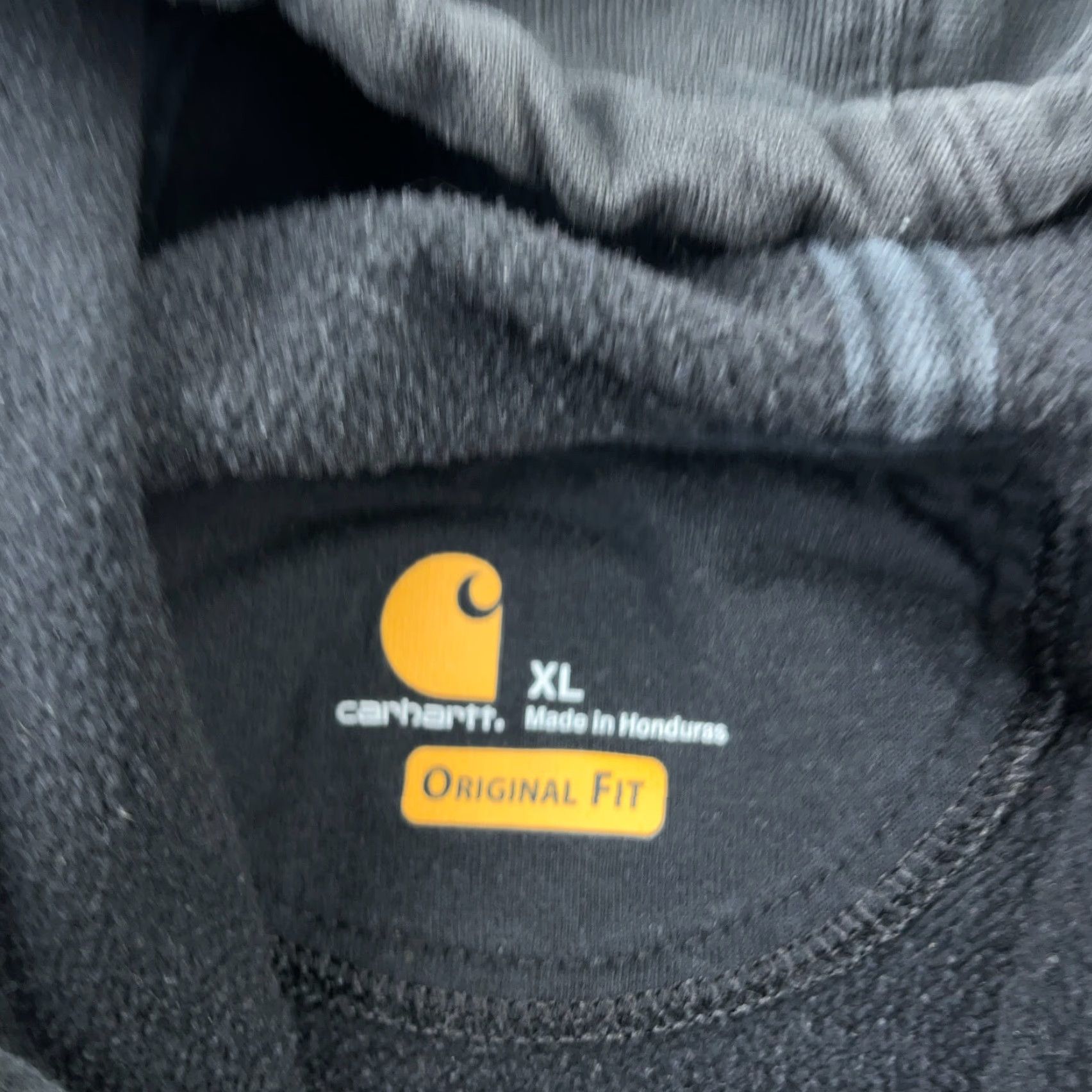 Carhartt Carhartt Hoodie Men XL Black Sweatshirt Sleeve Spell Out Faded Y2K Vintage Not Size US XL / EU 56 / 4 - 3 Thumbnail