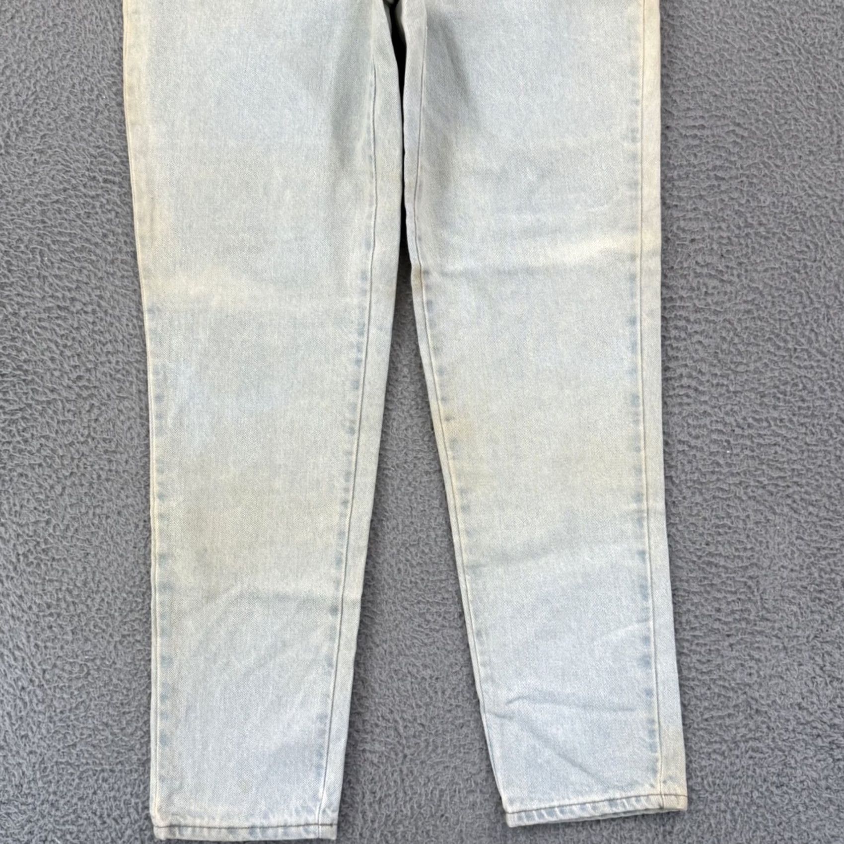 Express VINTAGE Express Jeans Womens 90s Tapered High Rise Denim 30x32 NWT 11/12 Blue 100% Cotton Womens Jeans Size 34" / US 12 / IT 48 - 2 Thumbnail