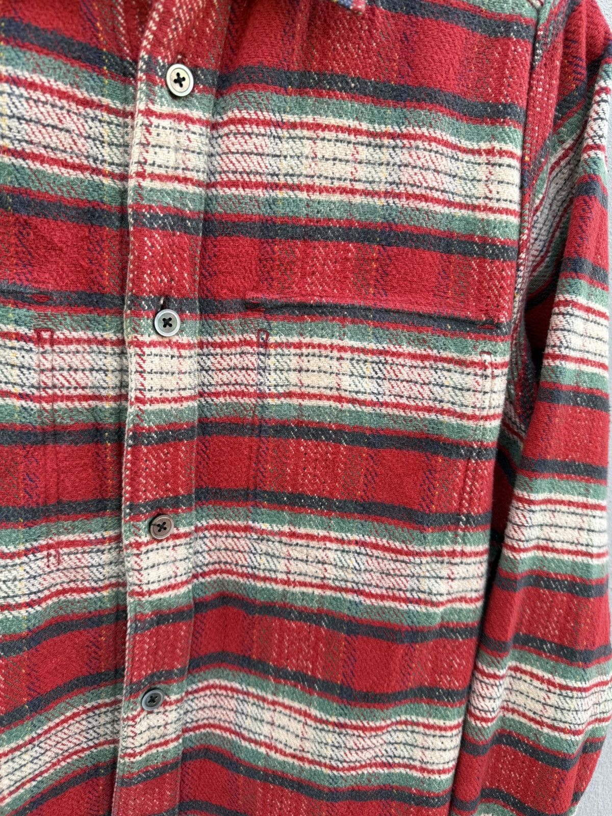 Nigel Cabourn RARE🔥Vintage Nigel Cabourn Reversible Flannel Checked Plaid Size US S / EU 44-46 / 1 - 9 Thumbnail