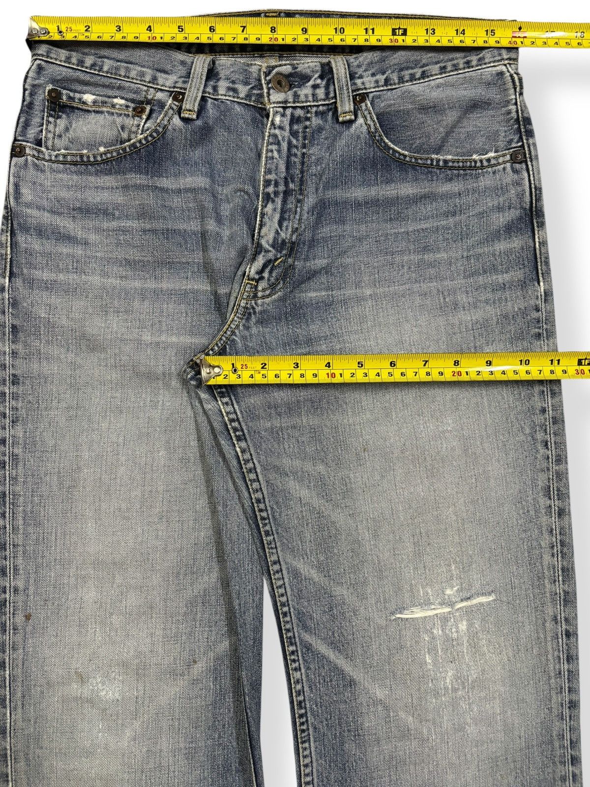 Levi's Vintage Levis 502 Faded Straight Leg Distressed Grunge Jeans Size US 32 / EU 48 - 14 Thumbnail