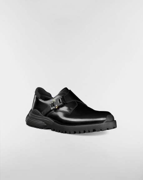 Dior o1w1db10426 3DE393 Combat Monk Derby Shoes in Black Size US 12 / EU 45 - 2 Thumbnail