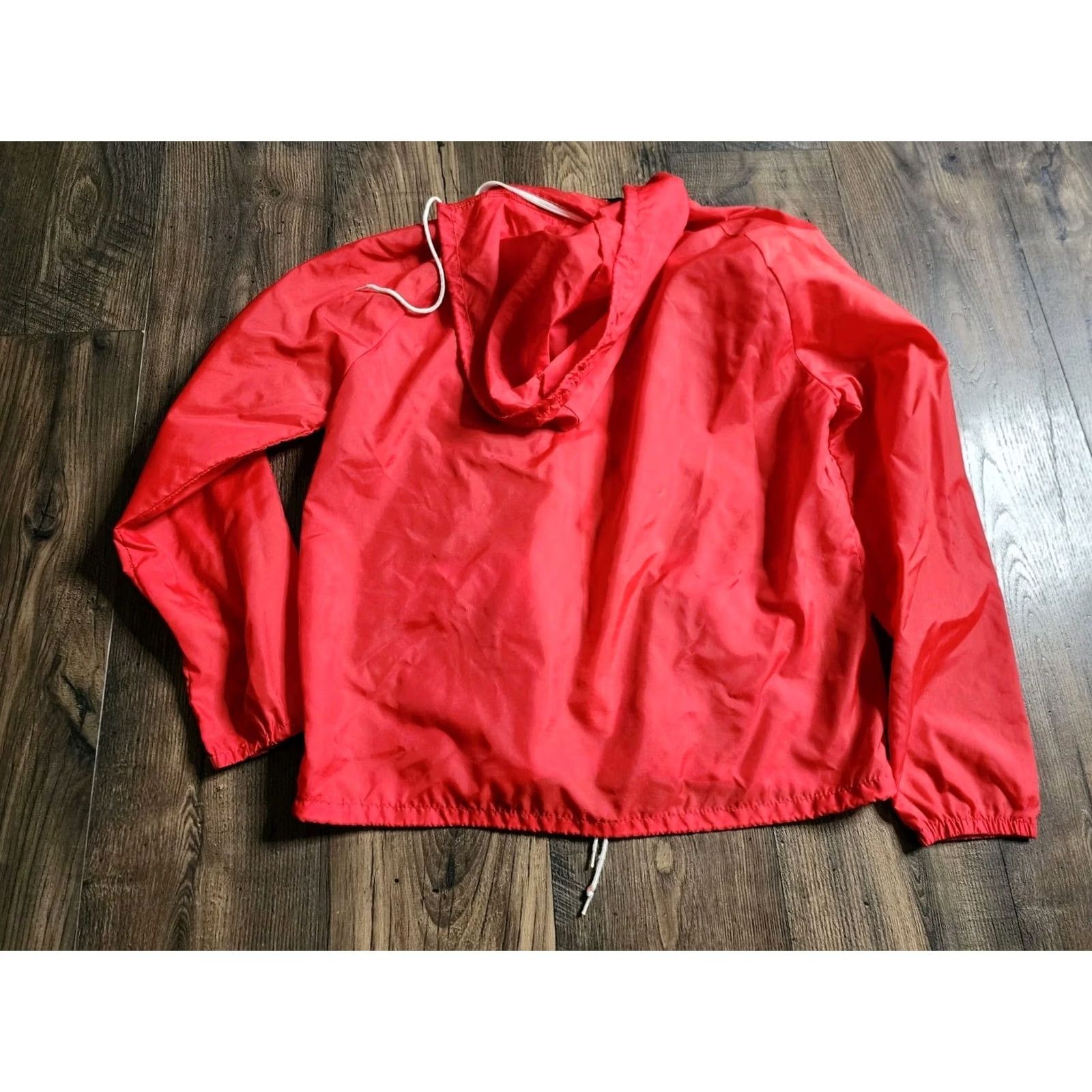 Sears VINTAGE Sears Windbreaker Jacket Mens S Nylon Red Wing Patch 80s Casual Short Jacket Size US S / EU 44-46 / 1 - 2 Thumbnail